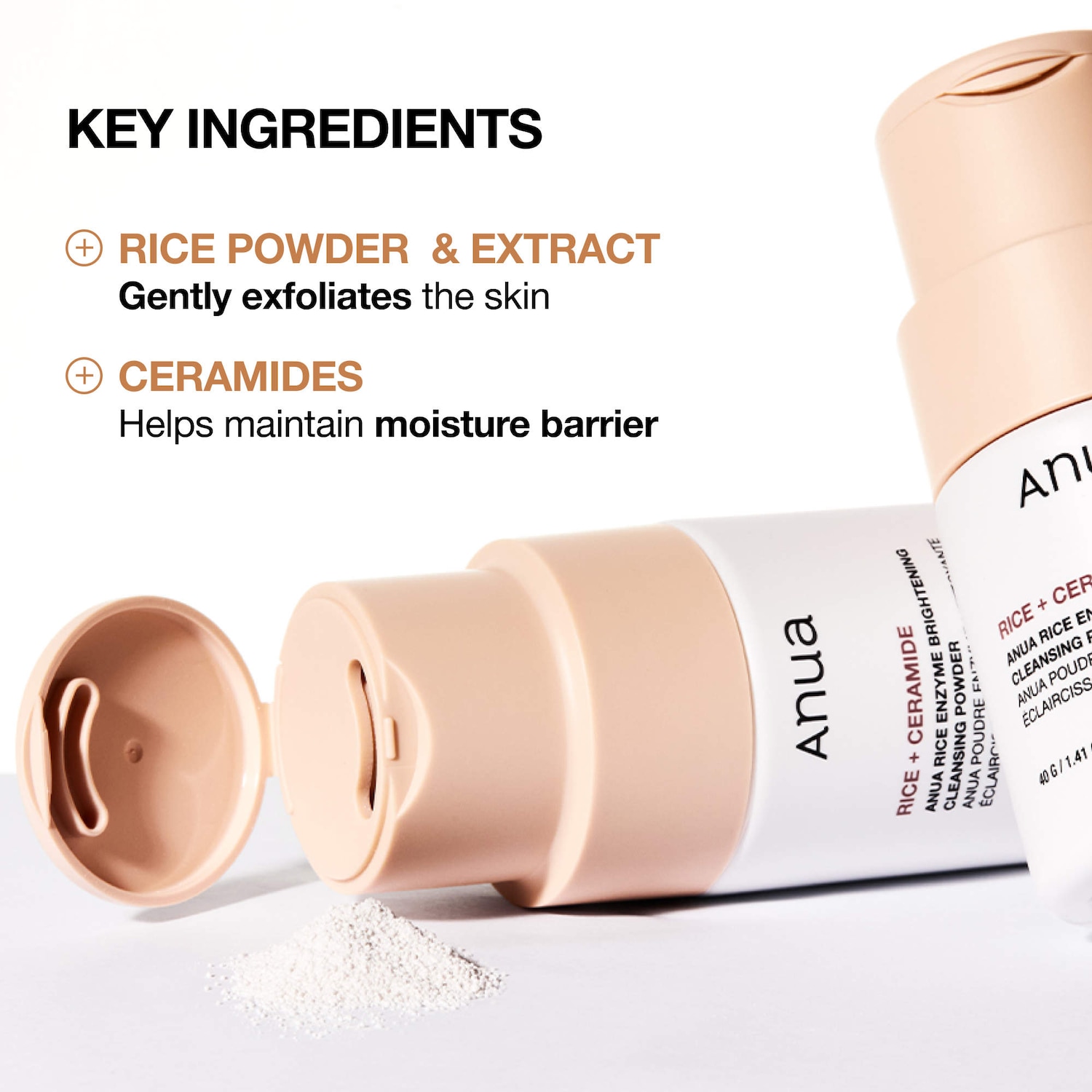 Rice Enzyme Brightening Cleansing Powder - Anua | Sephora