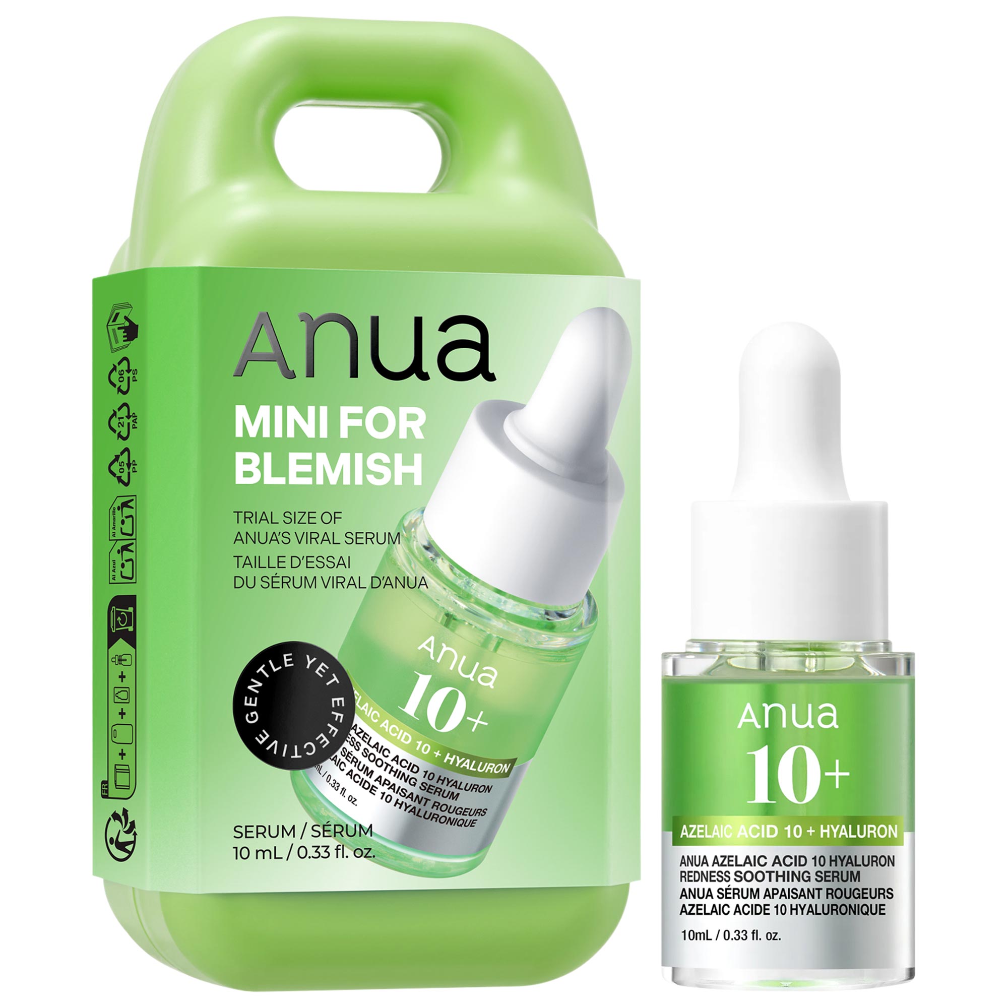 美容液 CHANSONNIER Concentrate NANO 30ml Azelaic Acid 10 Hyaluron Redness Soothing Serum Mini - Anua | Sephora