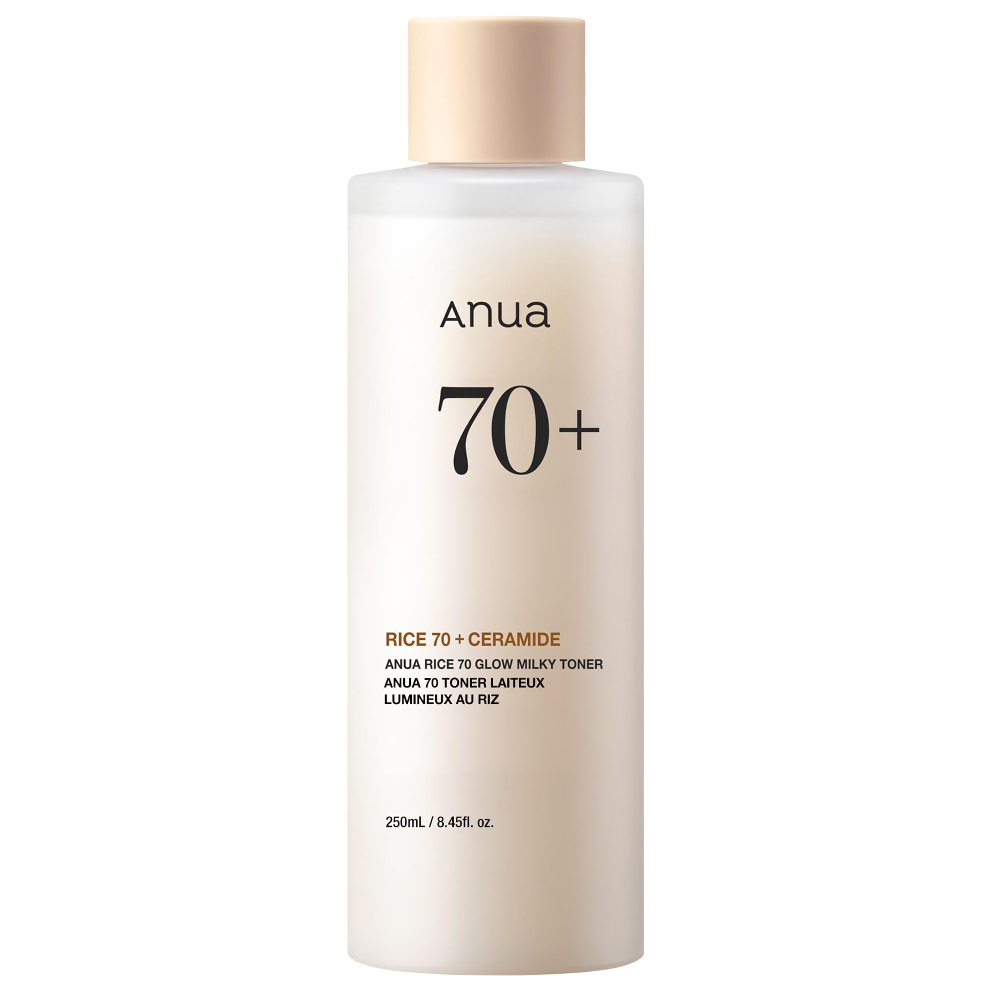 Anua Rice 70 Glow Milky Toner 8.45 oz/250 ml