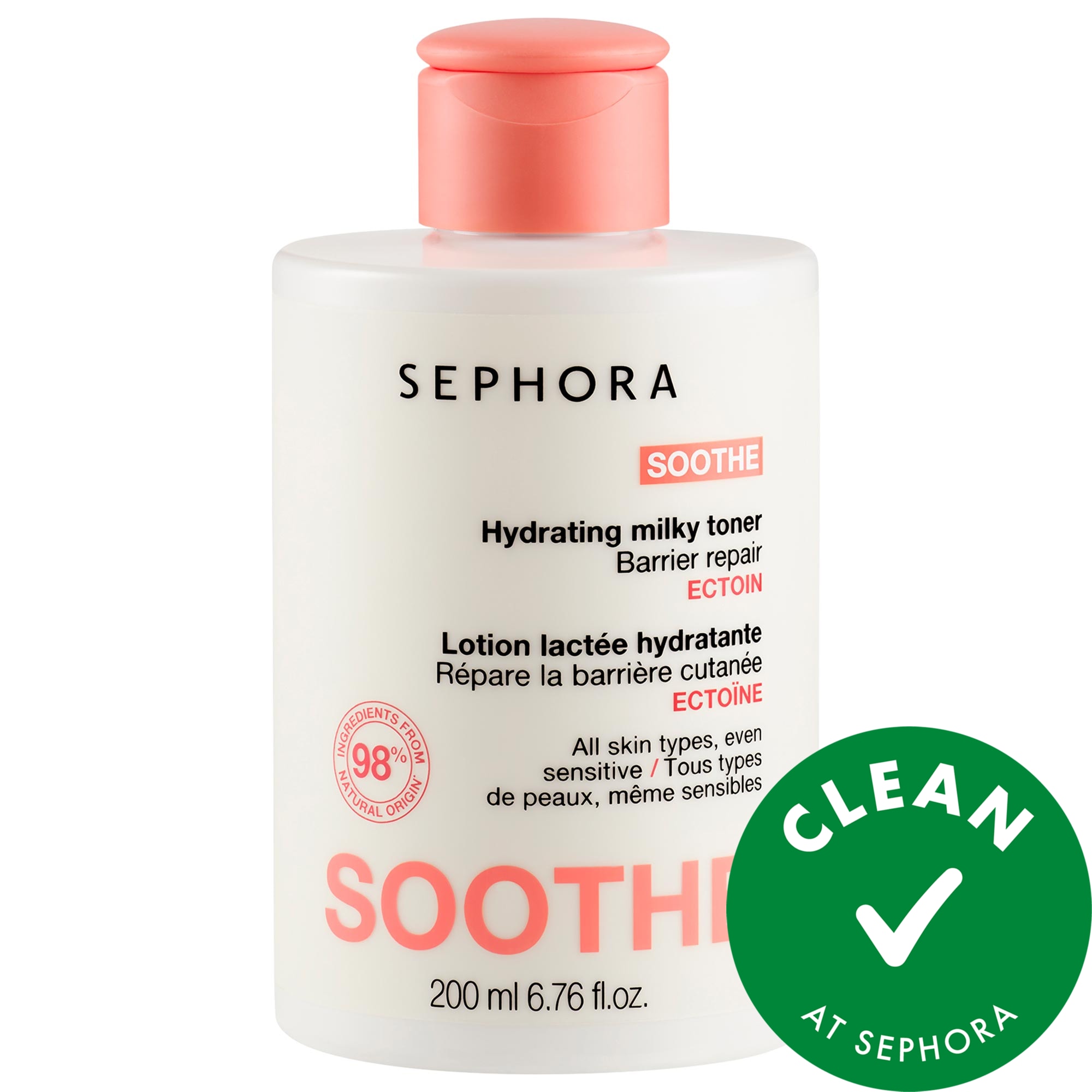 SEPHORA COLLECTION SOOTHE - Hydrating Milky Toner with Ectoin 6.8 oz/200 ml