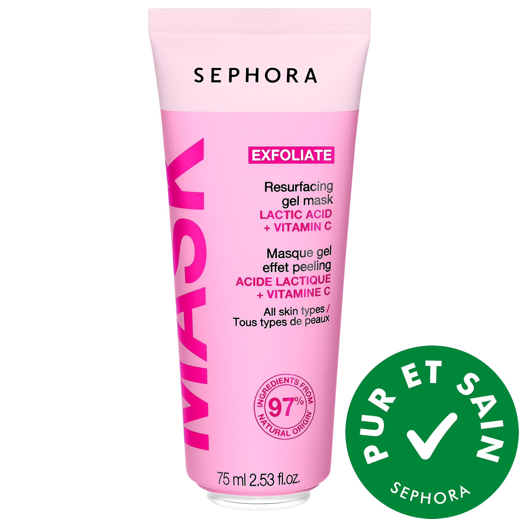 SEPHORA COLLECTION Masque gel resurfaçant pour exfolier 2.5 oz/75 ml