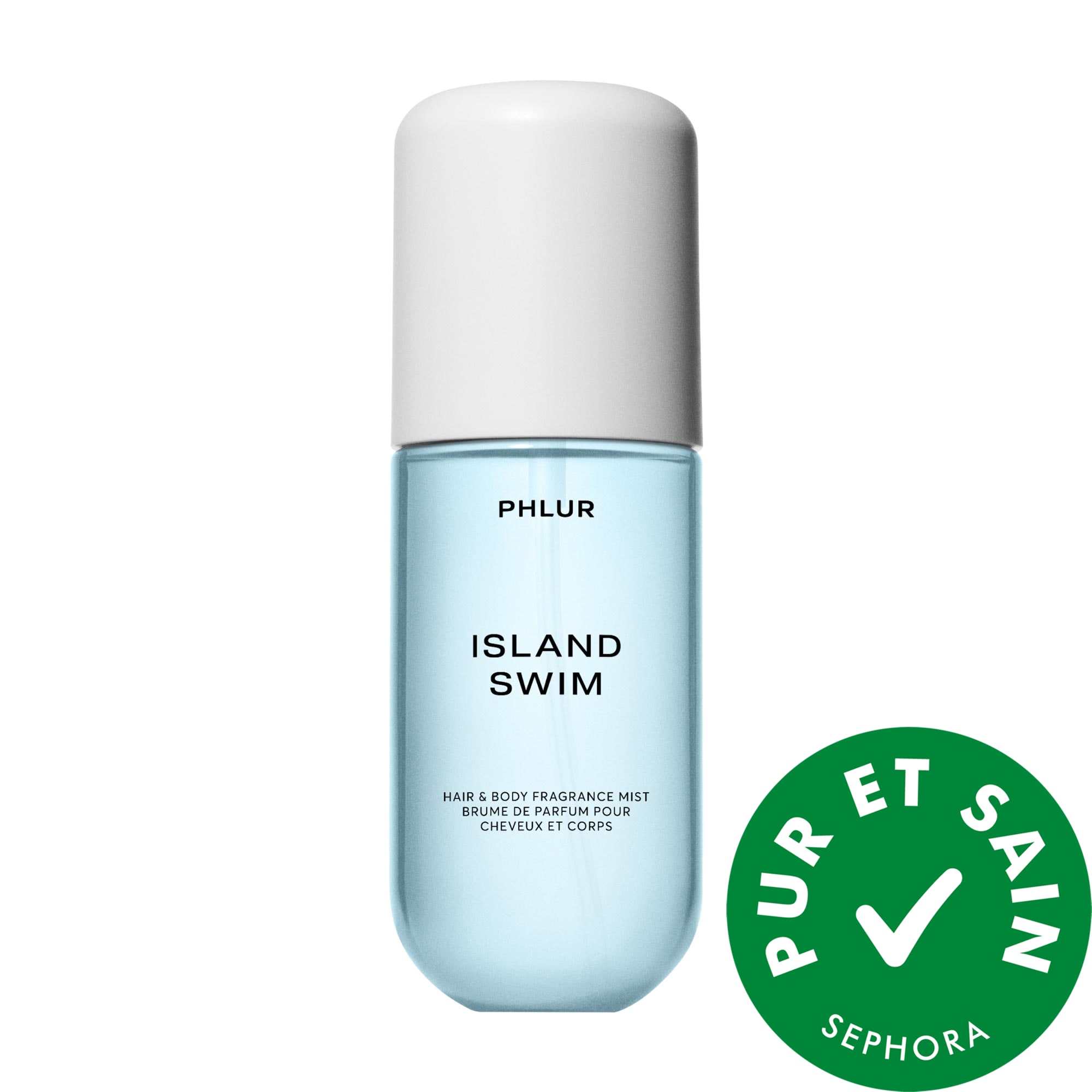 PHLUR Minibrume pour le corps et les cheveux Island Swim 3 oz/88 ml