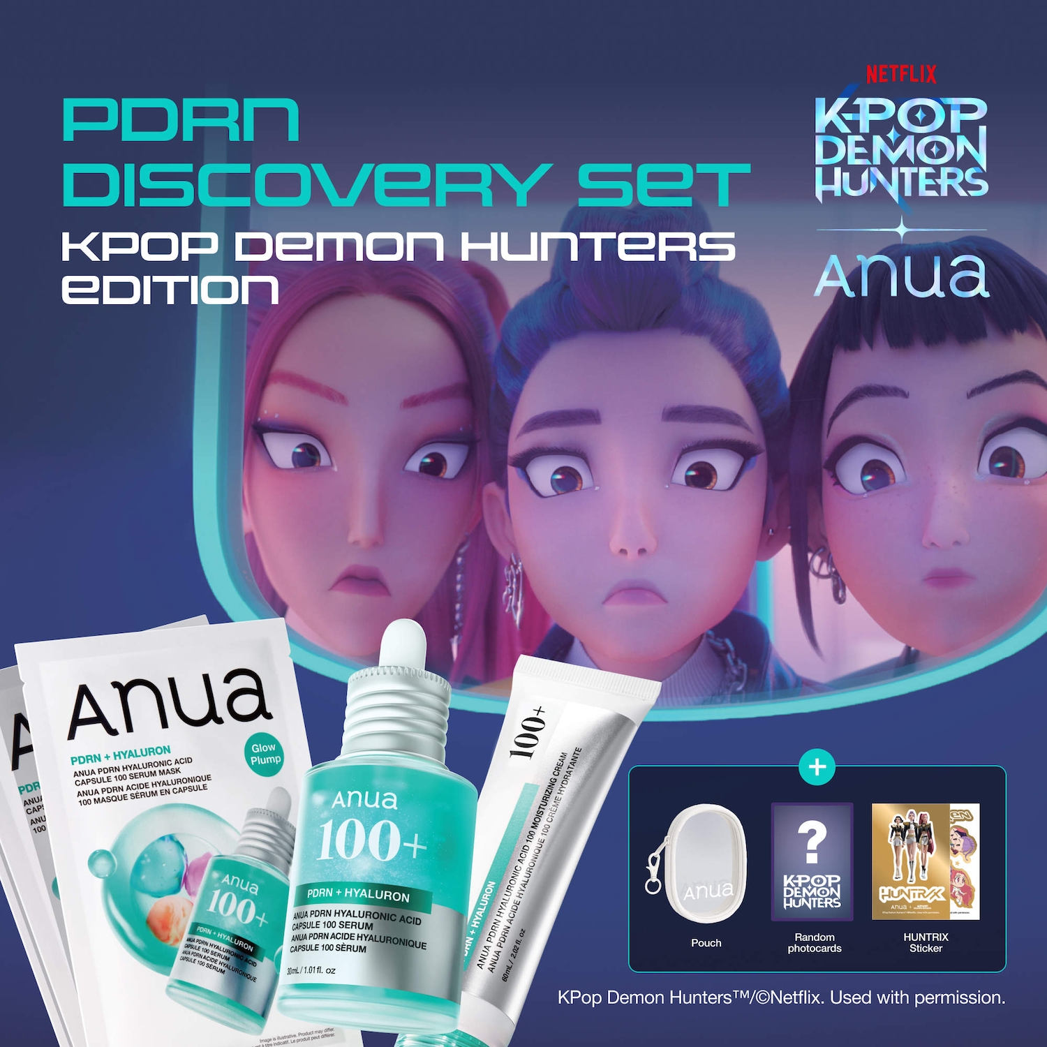 K-Pop Demon Hunters PDRN Discovery Set - Anua | Sephora