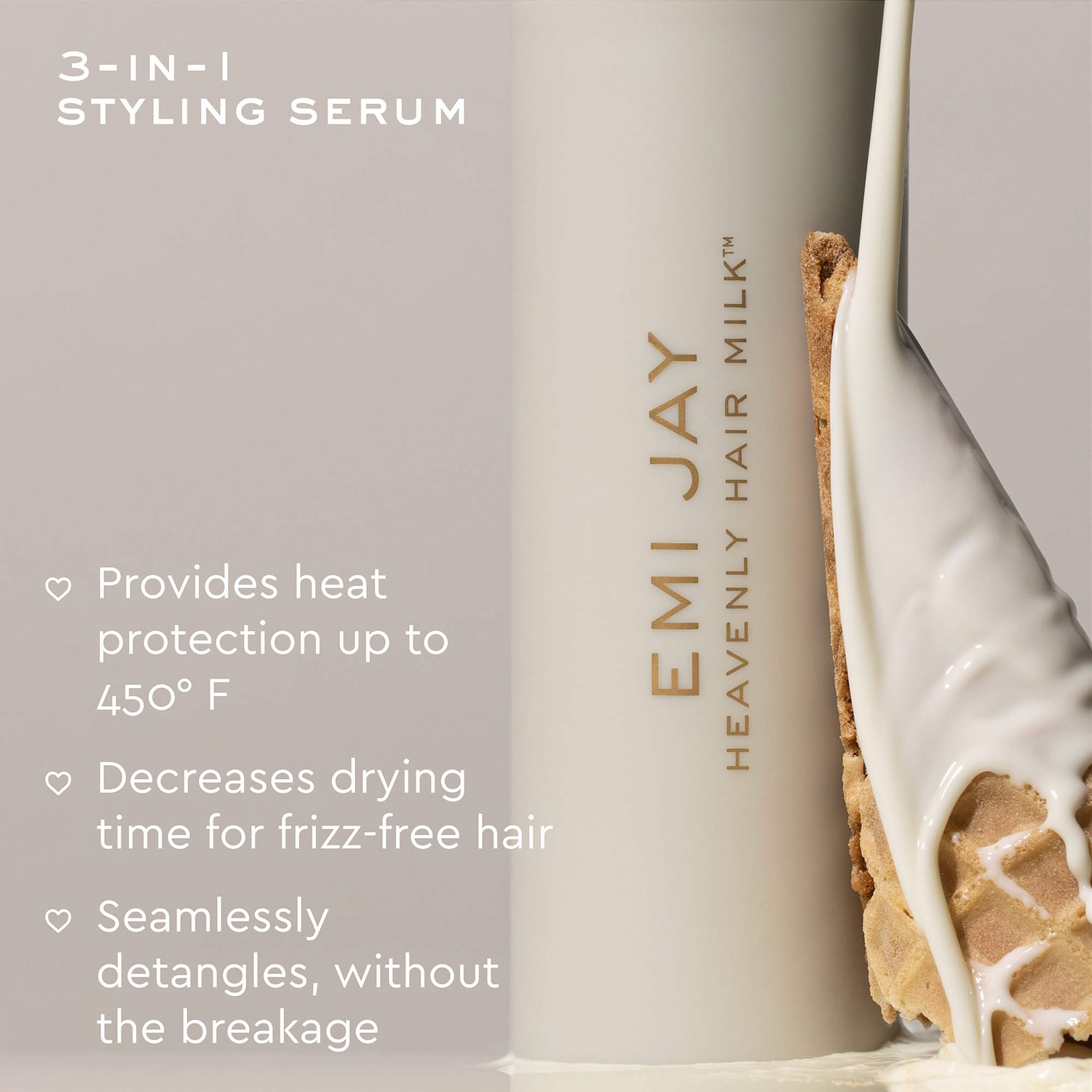Mini Heavenly Hair Milk™ Vanilla Leave-In Conditioner Hair