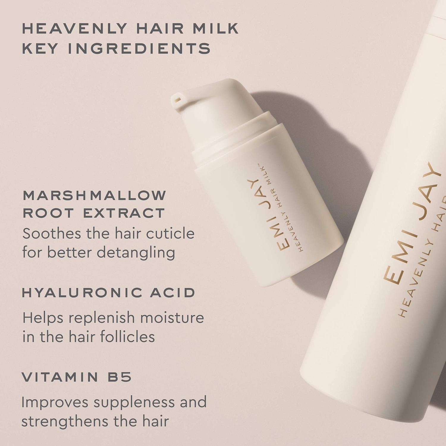 Mini Heavenly Hair Milk™ Vanilla Leave-In Conditioner Hair