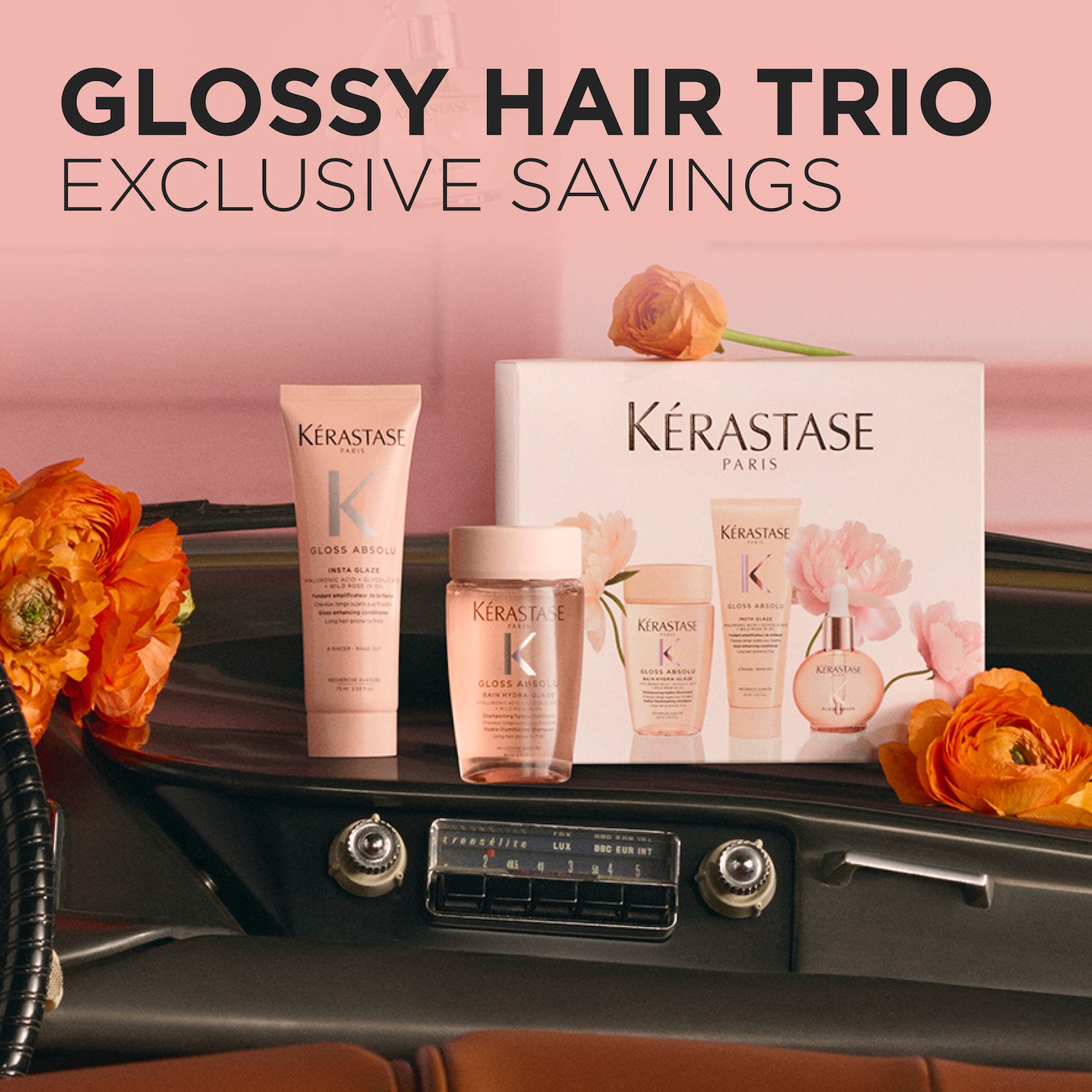 Gloss Absolu Anti-Frizz Hair Essentials Gift Set - Kérastase