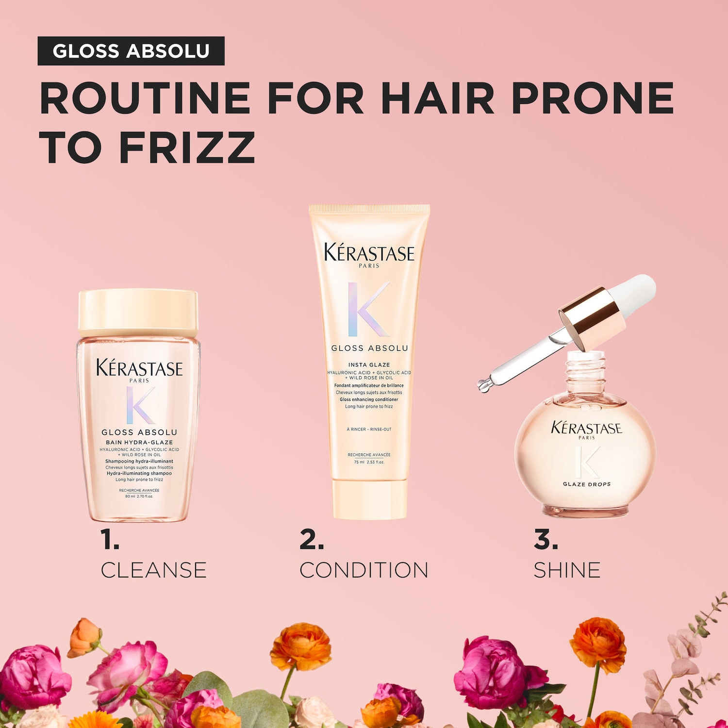 Gloss Absolu Anti-Frizz Hair Essentials Gift Set - Kérastase