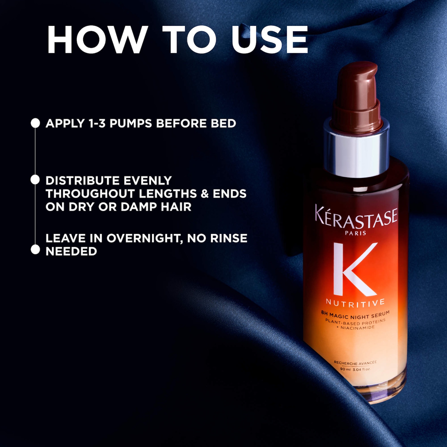 8H Magic Night Serum Hair Gift Set for Dry Hair - Kérastase