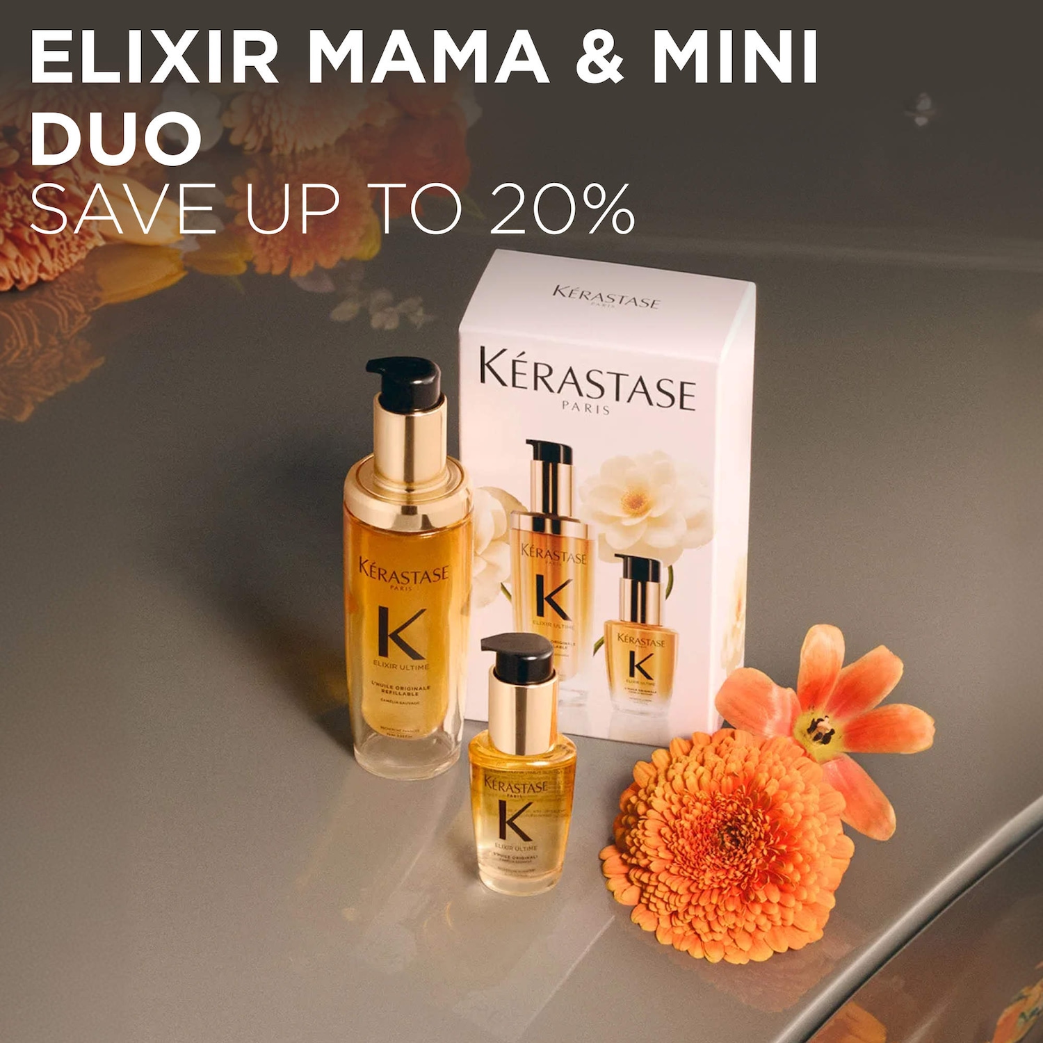 KERASTASE hair oil 2本 Elixir Ultime Hair Oil Duo Hair Gift Set - Kérastase | Sephora