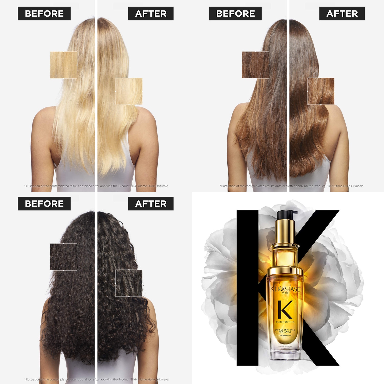 Elixir Ultime Hair Oil Duo Hair Gift Set - Kérastase | Sephora