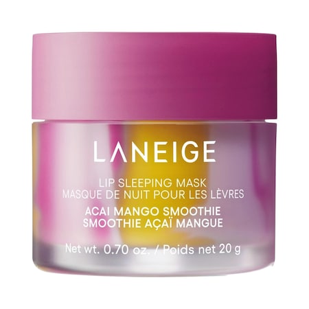Lip Sleeping Mask – Intense Hydration Lip Treatment with Vitamin C Acai Mango Smoothie