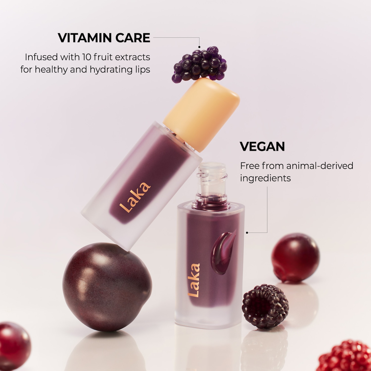 Laka Fruity Glam Tint Lip Stain - Thumbnail 4