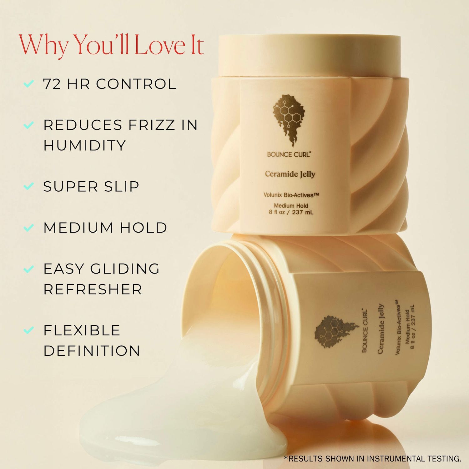 Ceramide Jelly Medium-Hold Curl Defining Gel - Bounce Curl | Sephora