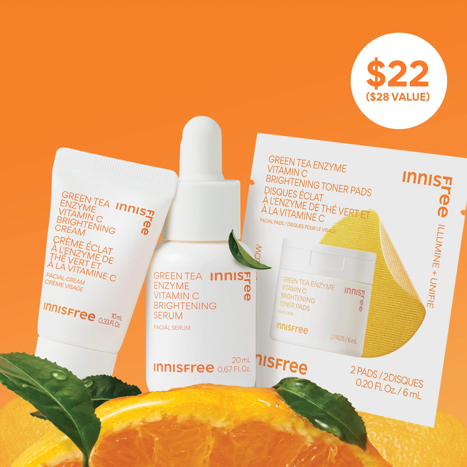Mini Vitamin C Rapid Brightening Gift Set for Dark Spots
