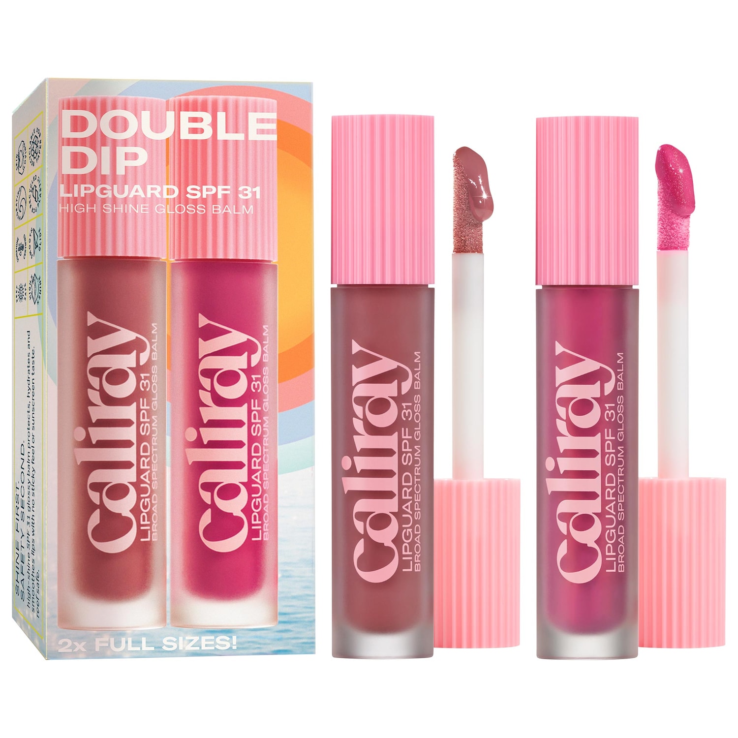 Набор защитных средств для губ caliray Double Dip — фото 1