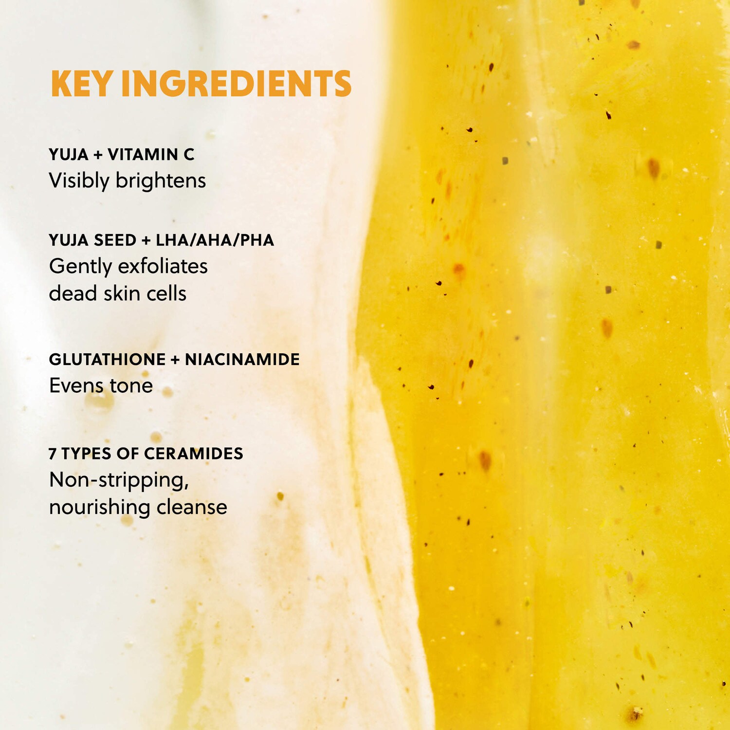 Yuja Brightening 2-in-1 Mask to Foam Cleanser with Vitamin C +