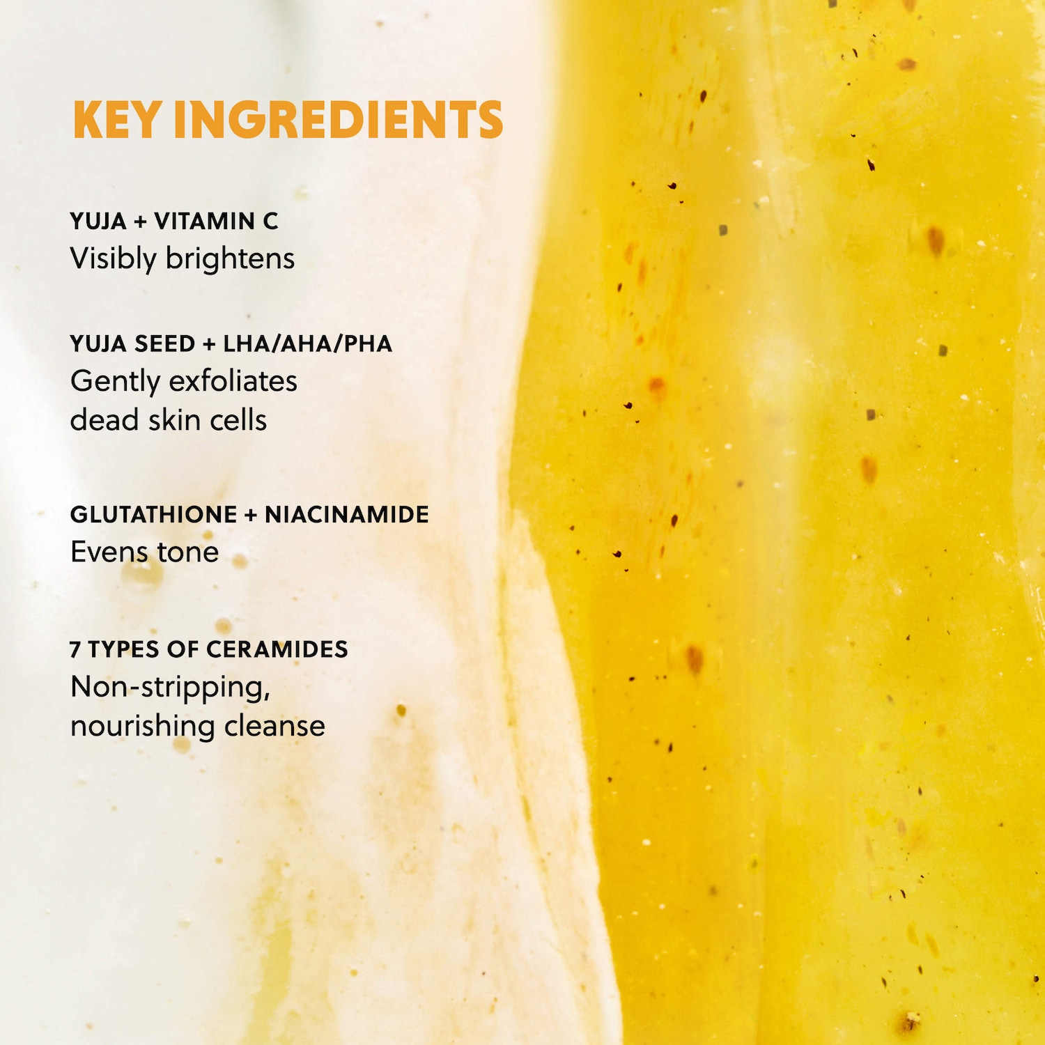 Yuja Brightening 2-in-1 Mask to Foam Cleanser with Vitamin C +
