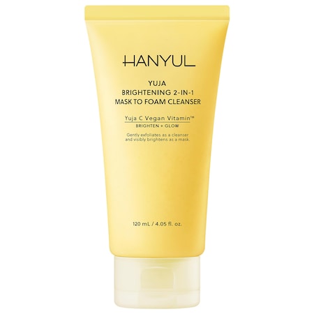 Yuja Brightening 2-in-1 Mask to Foam Cleanser with Vitamin C + Niacinamide