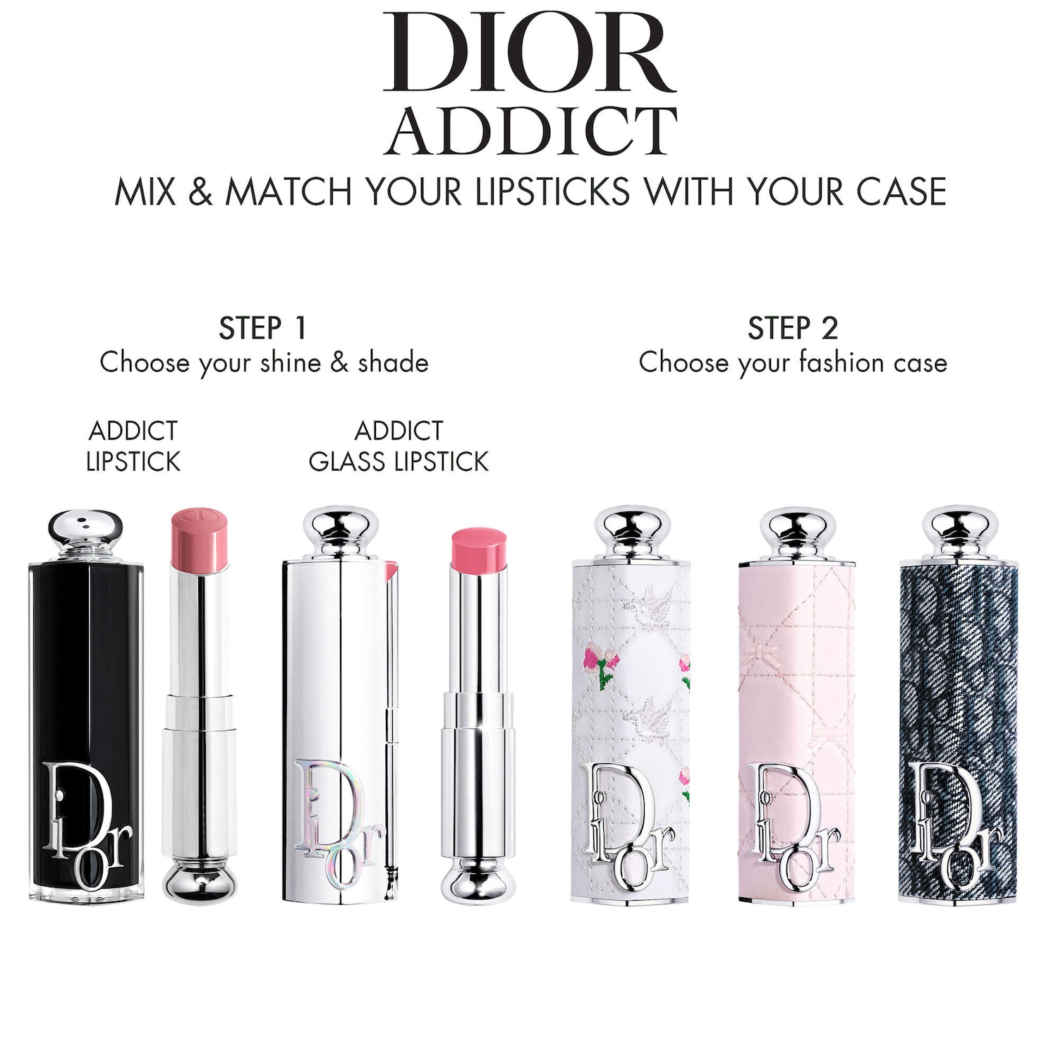 Dior Addict Glass Lipstick Ultra-Shine Hydrating Lip Gloss Stick