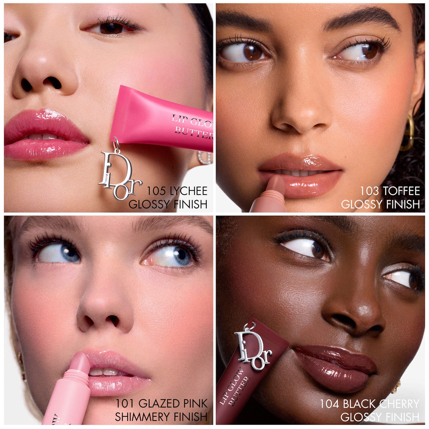 【新品未使用】Dior Addict Lip Glow Butter 101 Lip Glow Butter Hydrating Gloss Balm - DIOR | Sephora