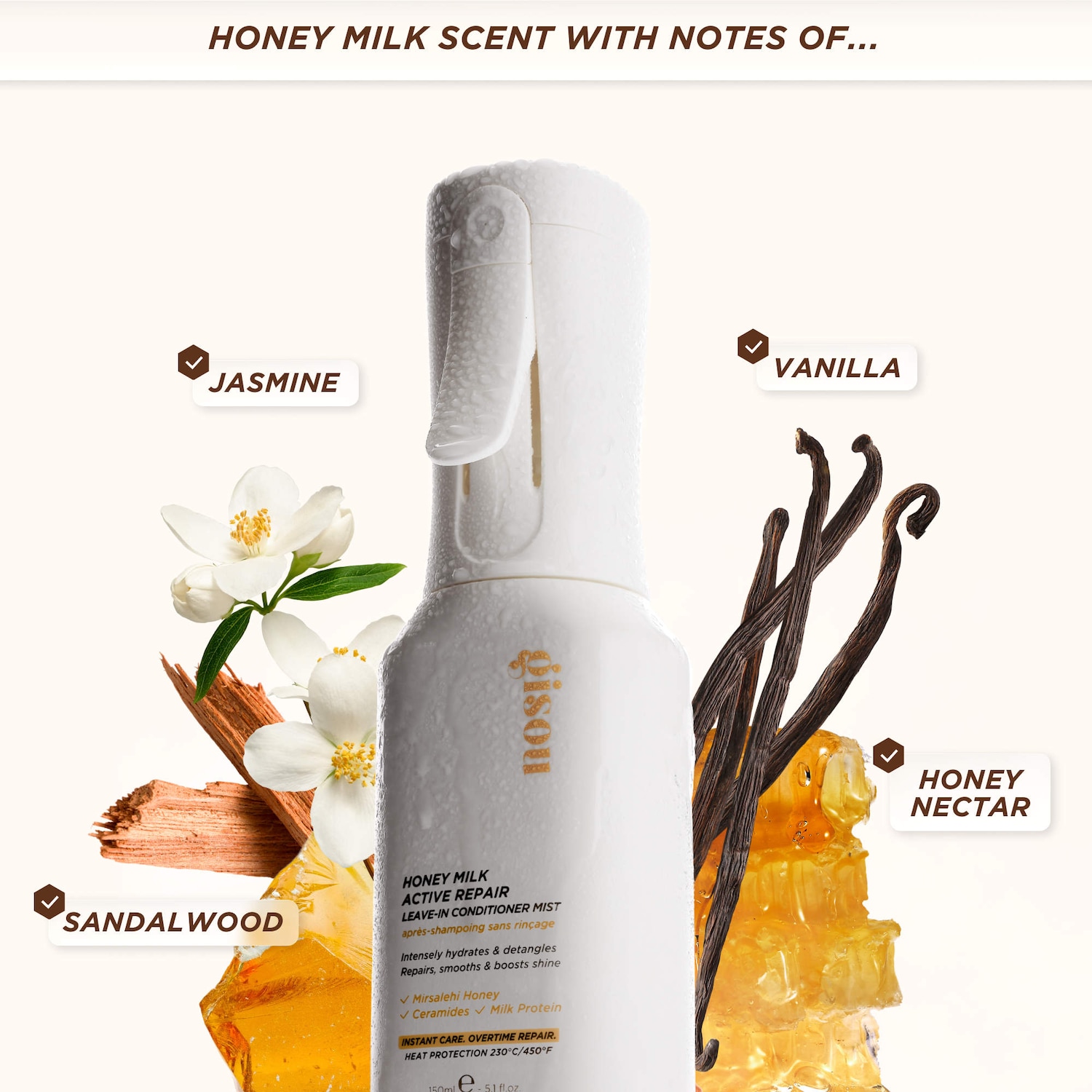 Honey Milk Active Repair Leave In Conditioner Mist - Gisou | Sephora