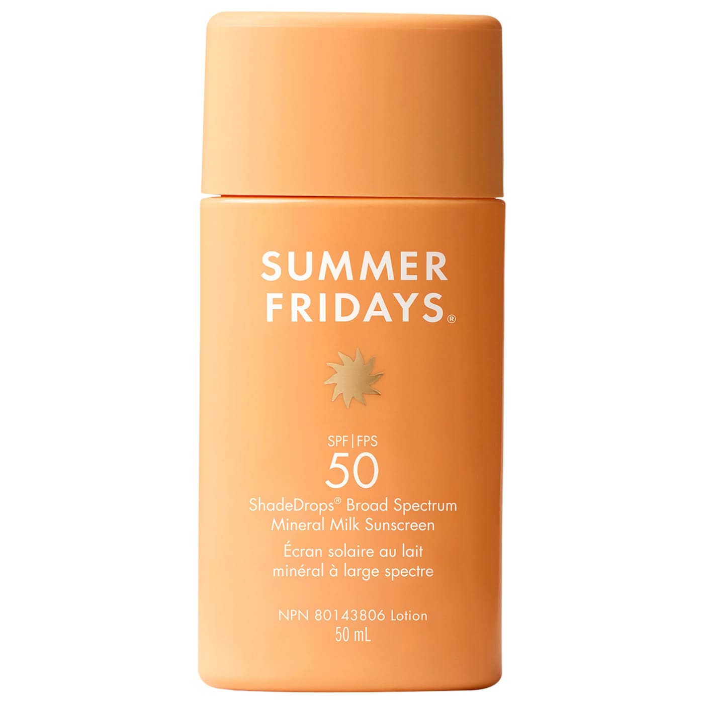 Lait-écran solaire minéral - Summer Fridays 
