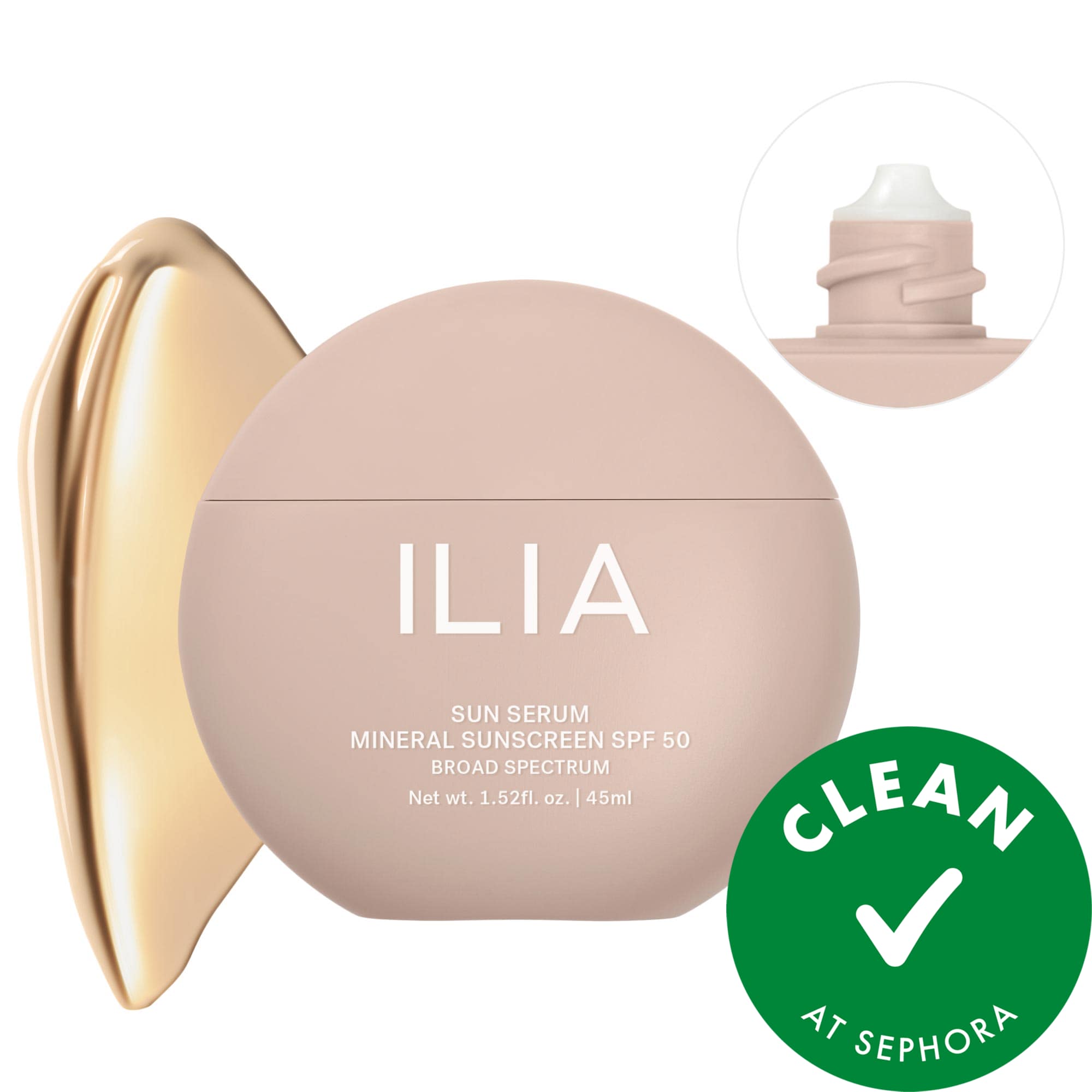 ILIA Sun Serum Mineral Sunscreen SPF 50 with 8-Hour Oil Control