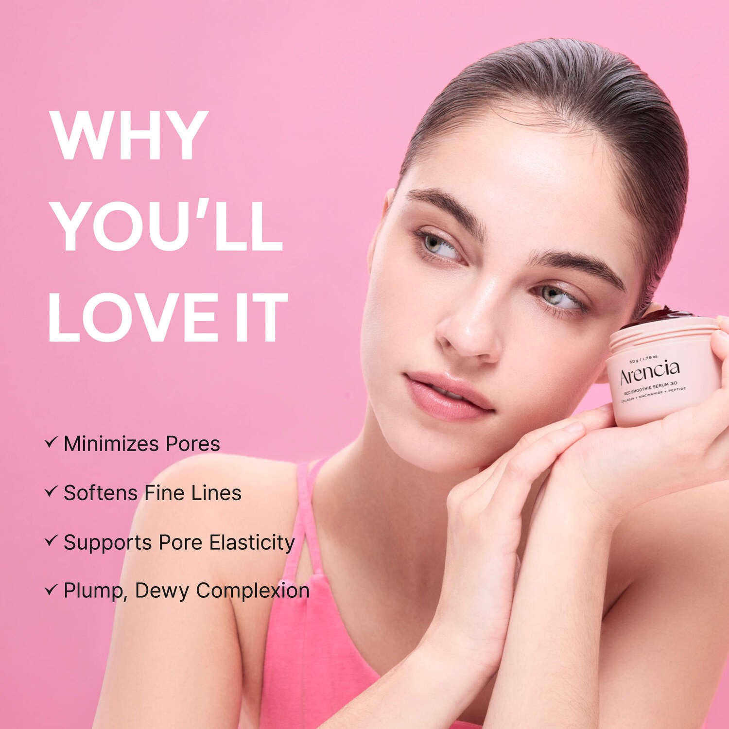 Red Smoothie Pore-Tightening Serum 30 with Red Collagen