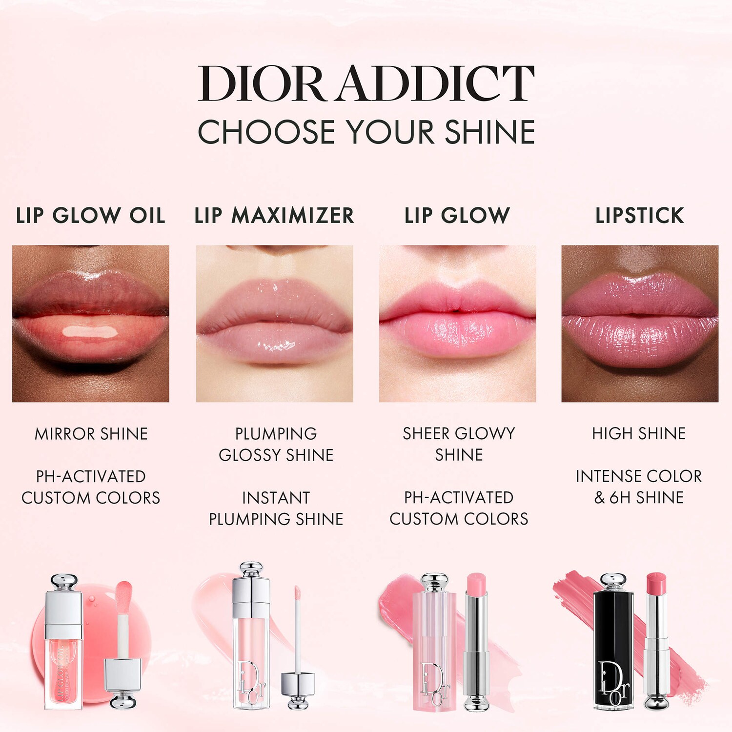 【値下げ】7本　Dior Addict Lip Glow Dior Addict Lip Glow Balm - DIOR | Sephora