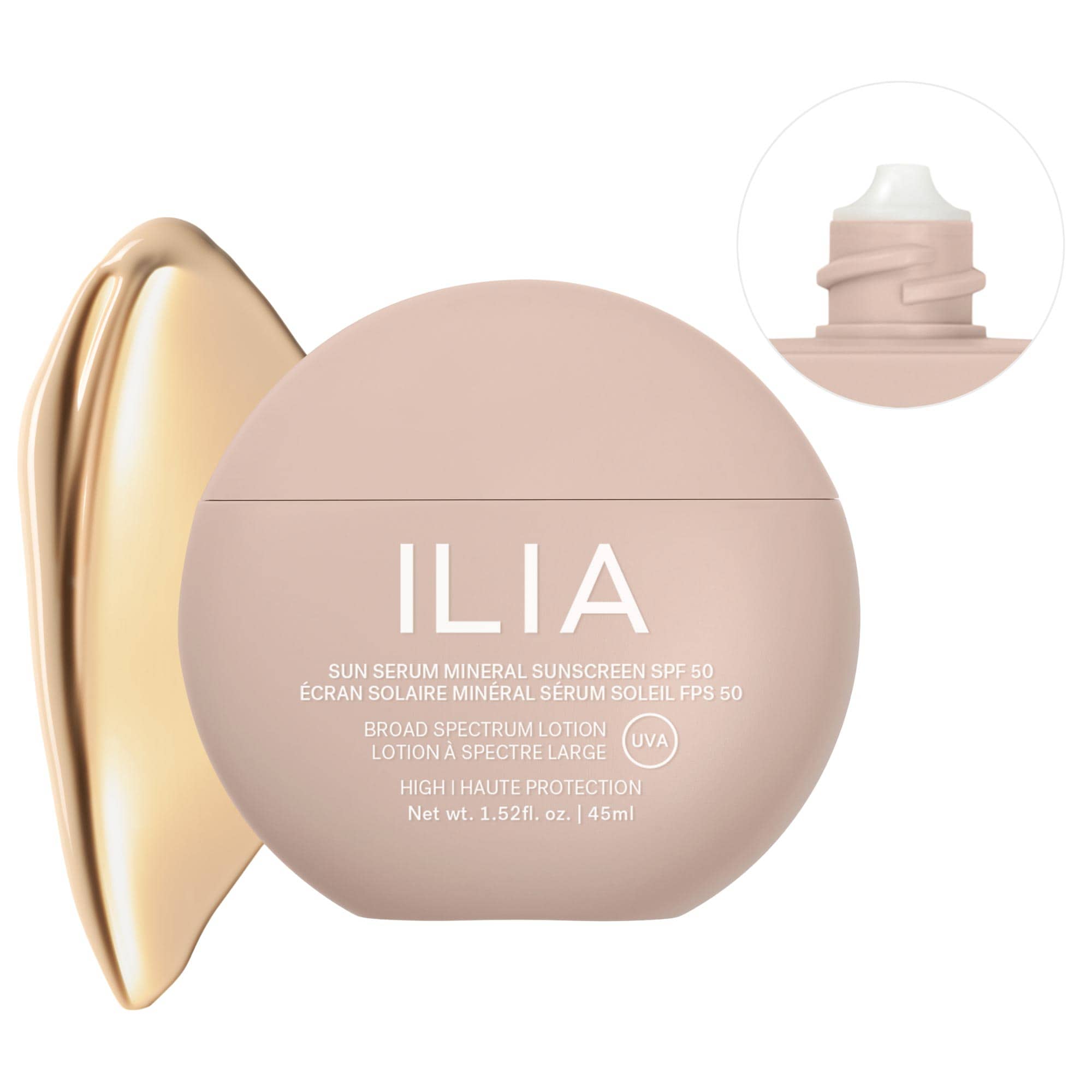 ILIA Sun Serum Mineral Sunscreen SPF 50 with 8-Hour Oil Control 1.52fl. oz/45ml