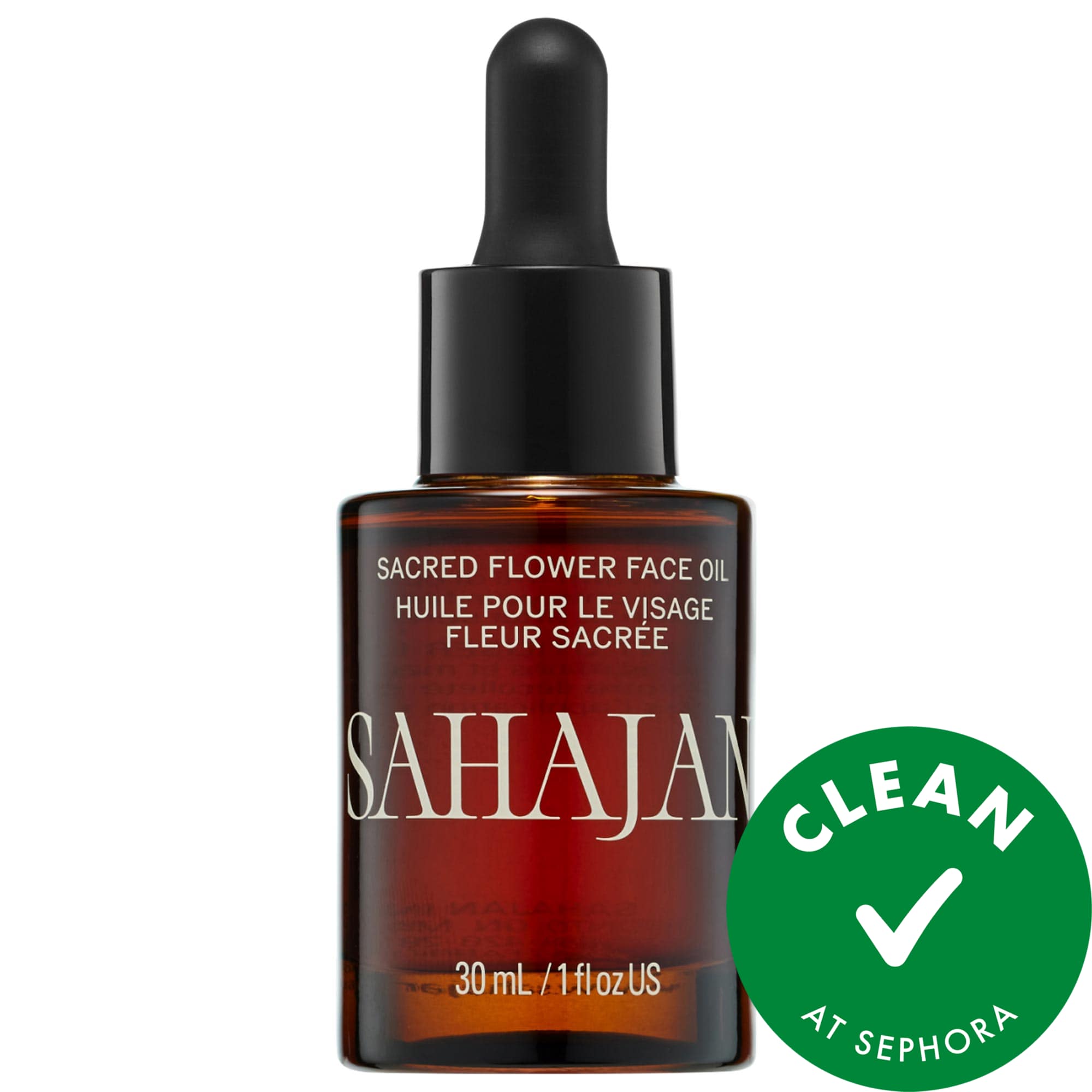 SAHAJAN Sacred Flower Face Oil with Vitamin C & Saffron 1 oz/30 mL