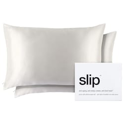 Slip Pure Silk Queen Pillowcase Duo in White