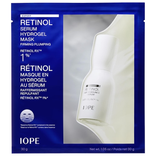 Гидрогелевая маска для лица IOPE Expert Retinol Serum для упругости