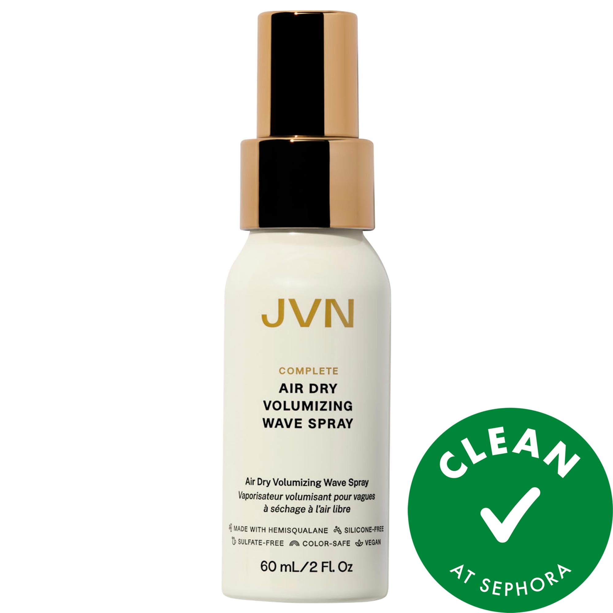 JVN Mini Complete Air Dry Volumizing Wave Spray 2 fl oz/60 mL