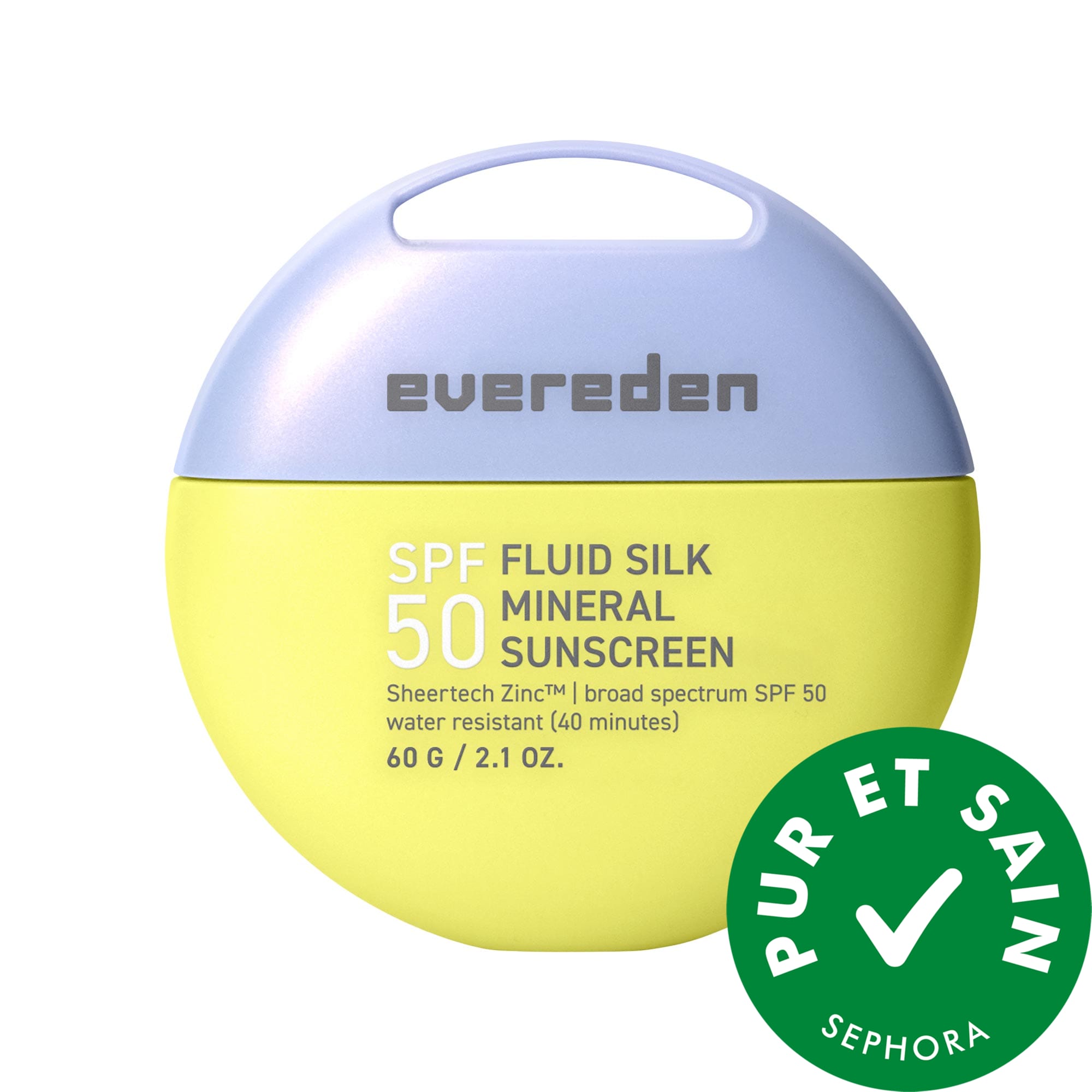 Evereden Écran solaire minéral hydratant SPF50 pour peau sensible 2.1/60 g