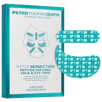 Peter Thomas Roth - Bandes adhésives visage et contour des yeux Peptide Skinjection™ infusées de peptides pour les rides et la peau vieillissante