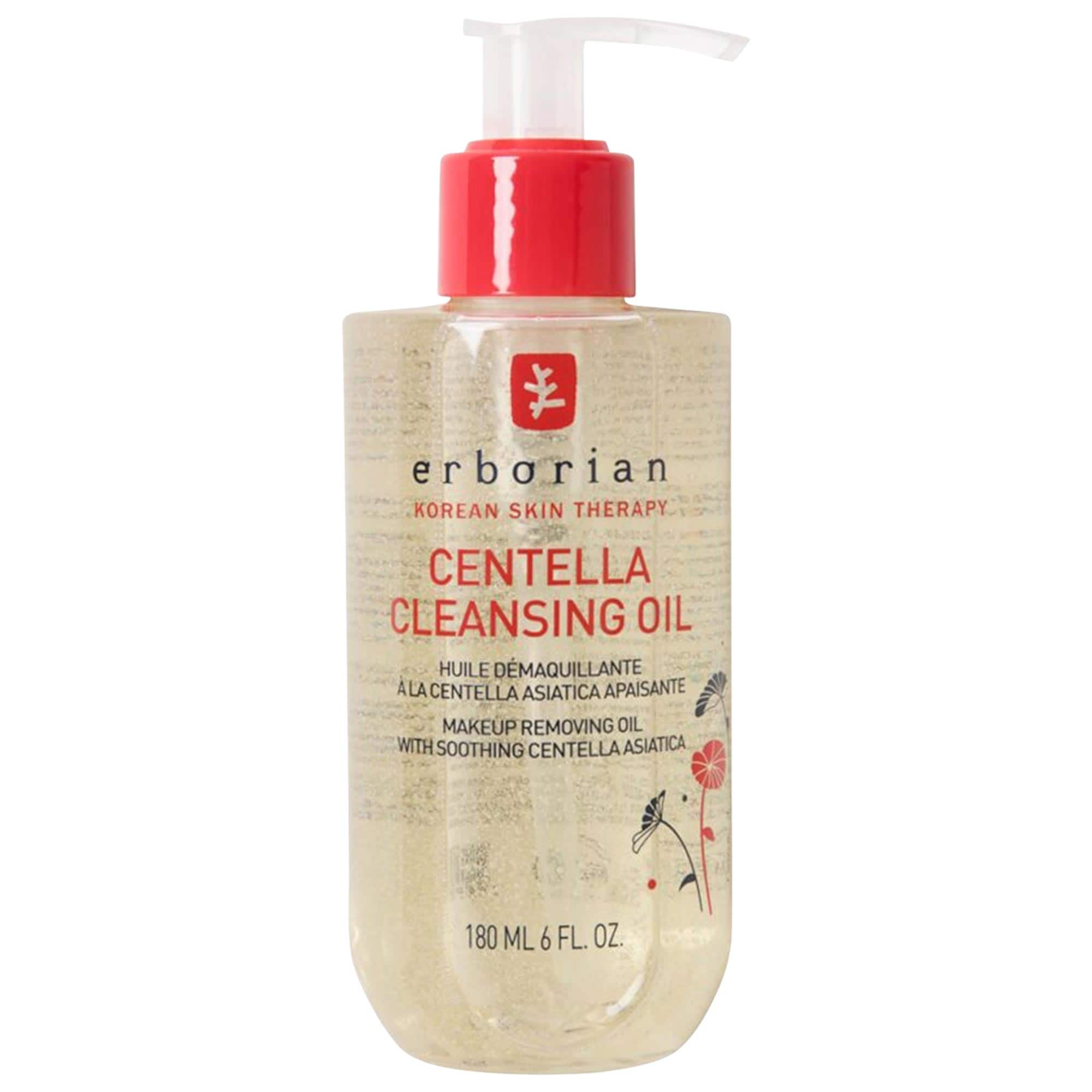 Erborian Centella Cleansing Oil, Gentle Face & Eye Makeup Remover with Centella Asiatica