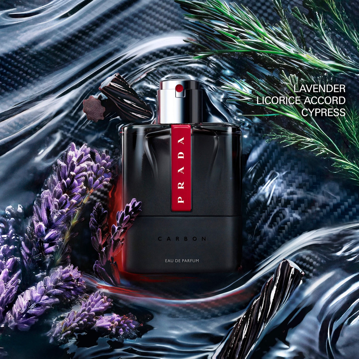 Luna Rossa Carbon Eau de Parfum Travel Spray with Licorice