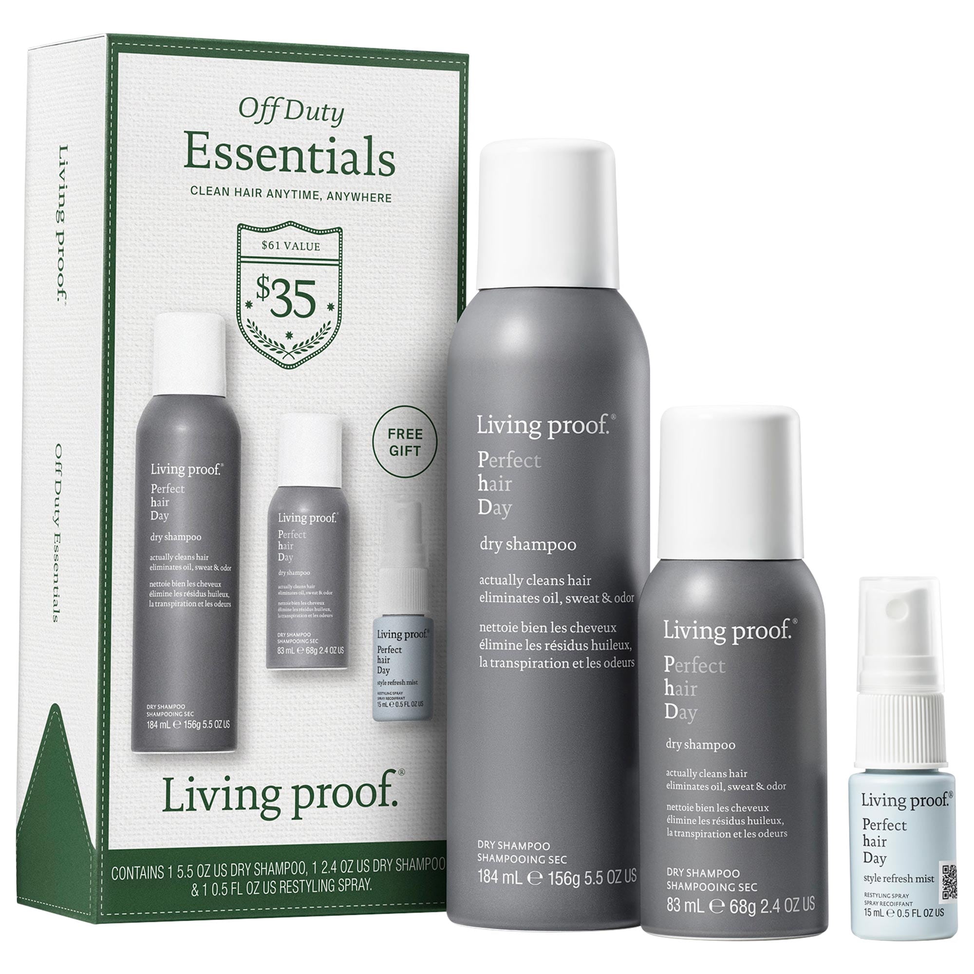 Perfect hair Day Dry Shampoo Hair Gift Set - Living Proof | Sephora