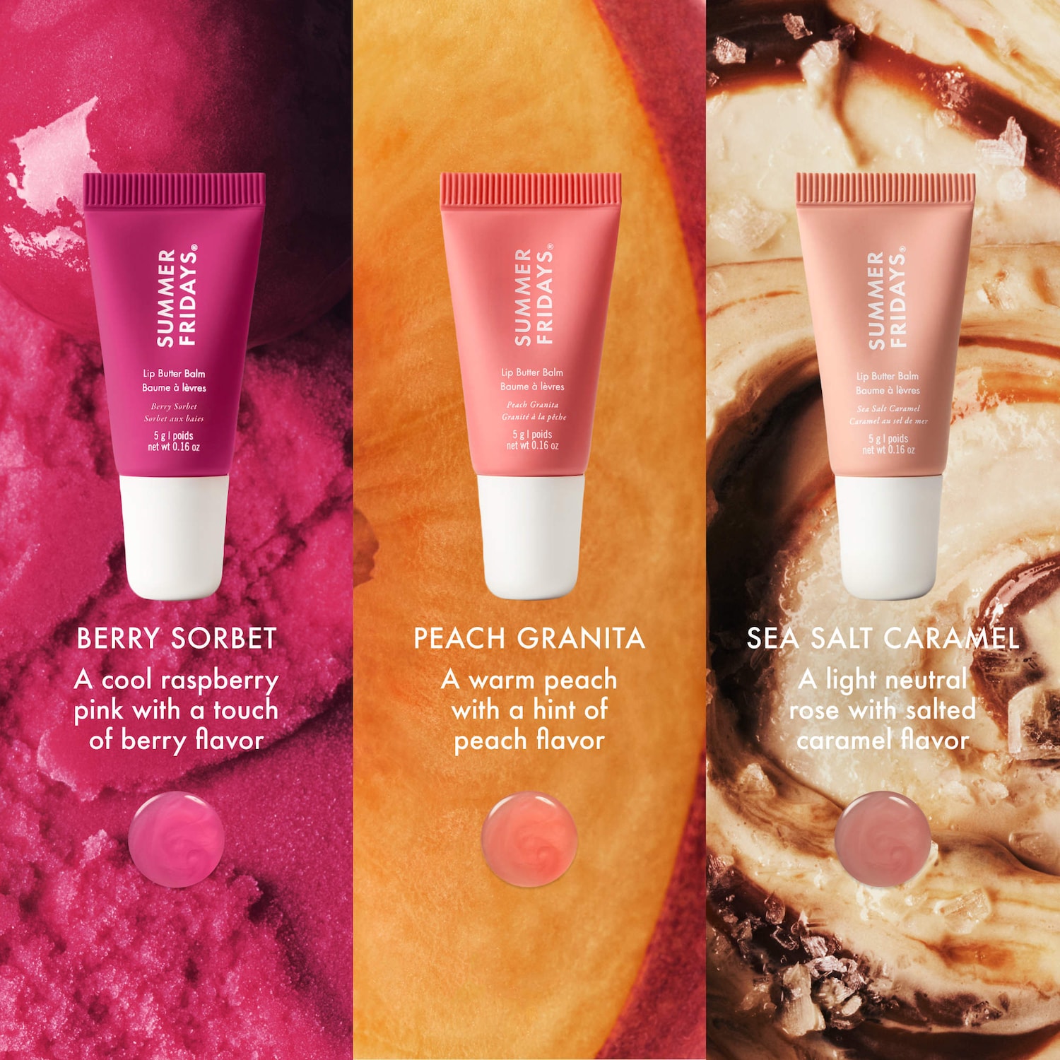 The Sweet Summer Minis Lip Butter Balm Trio Set - Summer Fridays