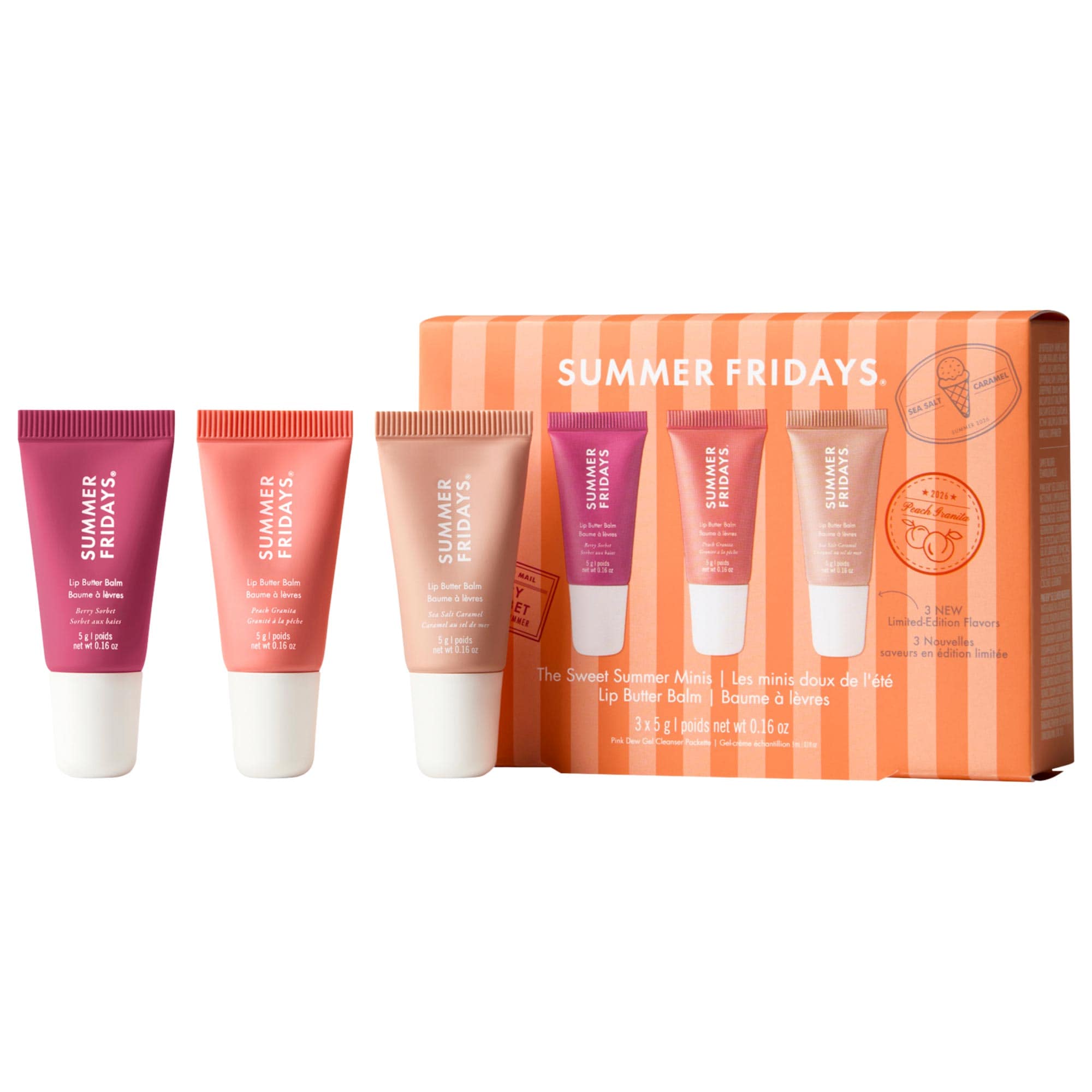 The Sweet Summer Minis Lip Butter Balm Trio Set - Summer Fridays
