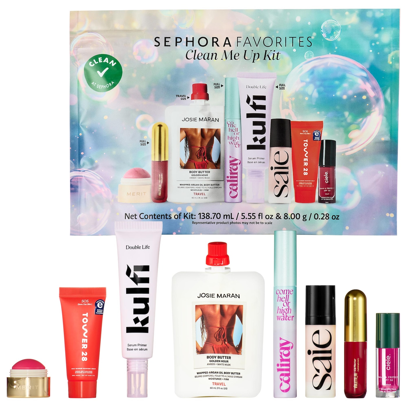 Sephora Favorites Clean Me Up Kit Makeup Value Set (Limited Edition)