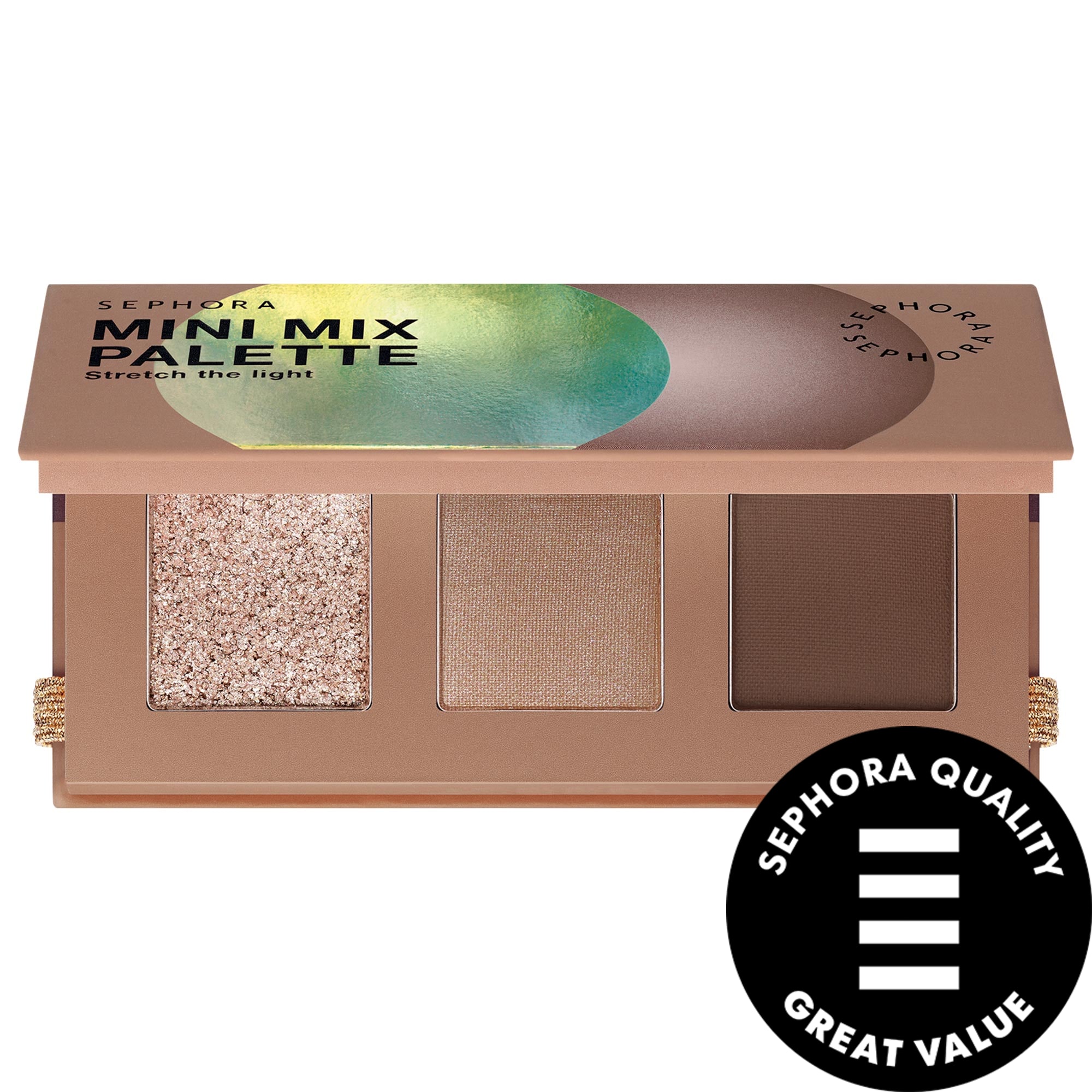 Sephora Collection Stretch The Light Mini Mix Eyeshadow Palette Taupe Glow