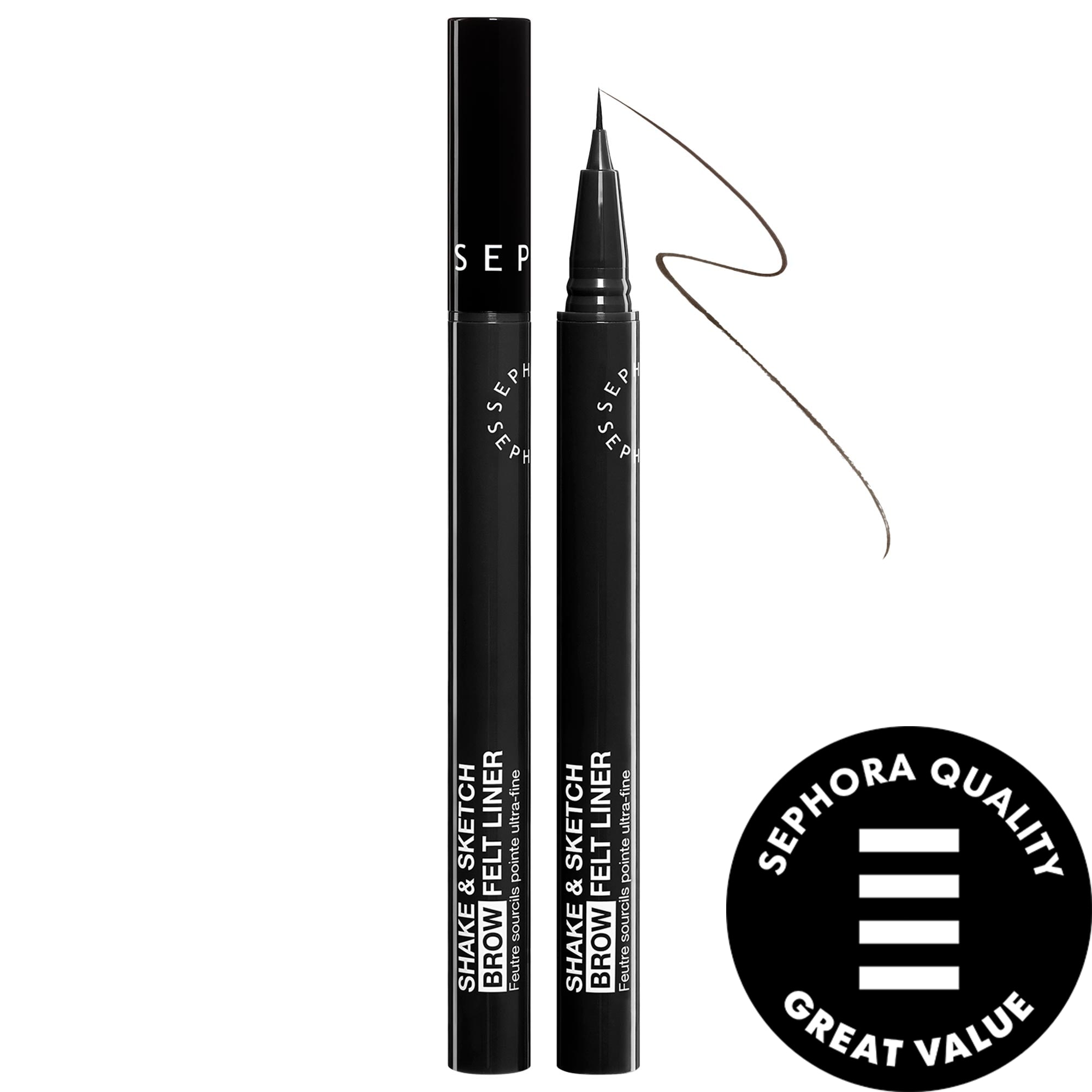 Sephora Collection Lift & Tint Eyebrow Felt Pen 0.02 Oz/0.6 ml In 03 Dark