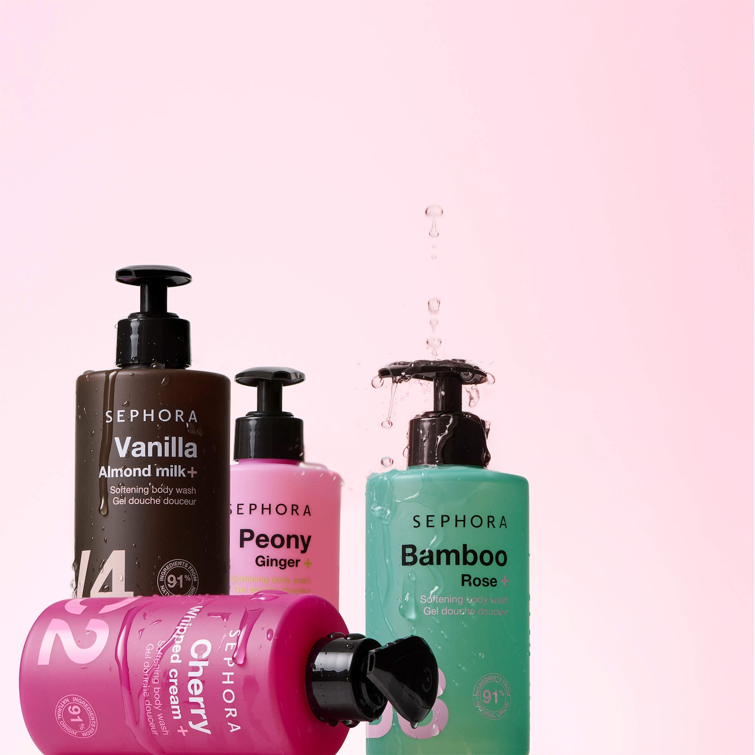 Смягчающий гель для душа Sephora Collection Cherry + Whipped Cream — фото 5