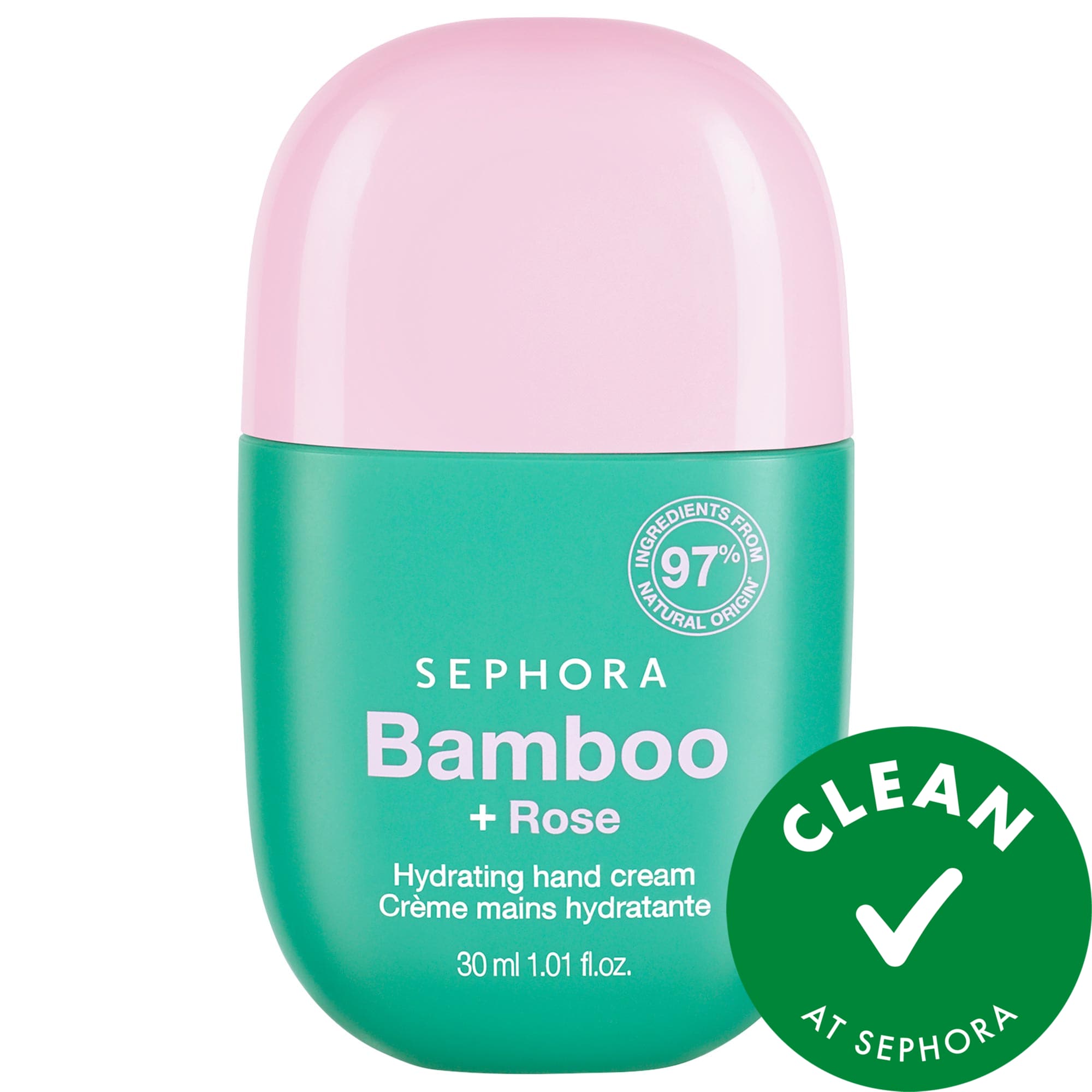 SEPHORA COLLECTION Bamboo + Rose Hydrating Hand Cream 1.01 oz/30 ml
