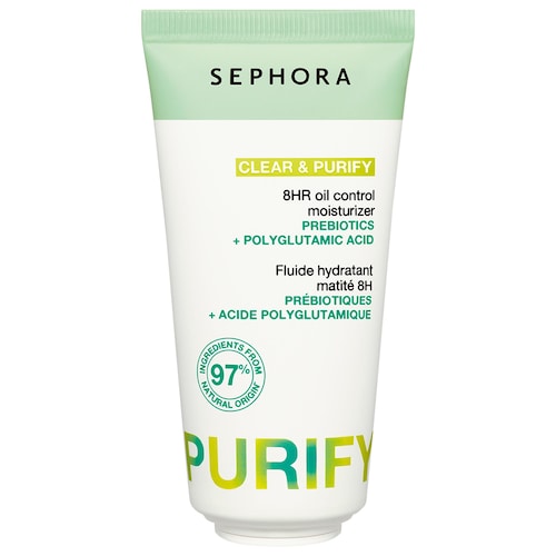 Увлажняющий крем для жирной кожи Sephora Collection 8HR с пребиотиками и полиглутаматом