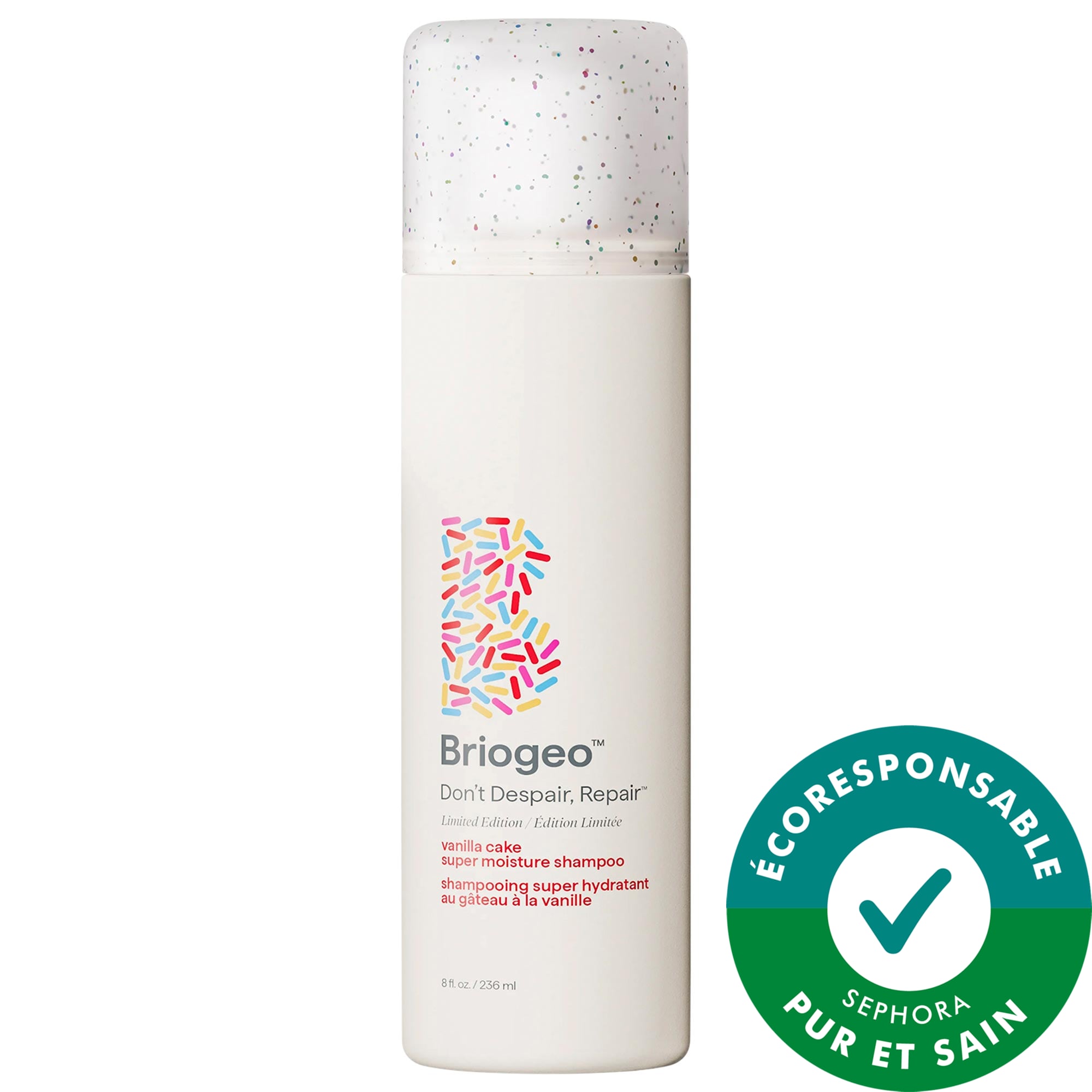 Briogeo Shampoing super hydratant Don't Despair, Repair!™ Vanilla Cake 8 fl oz/236 ml