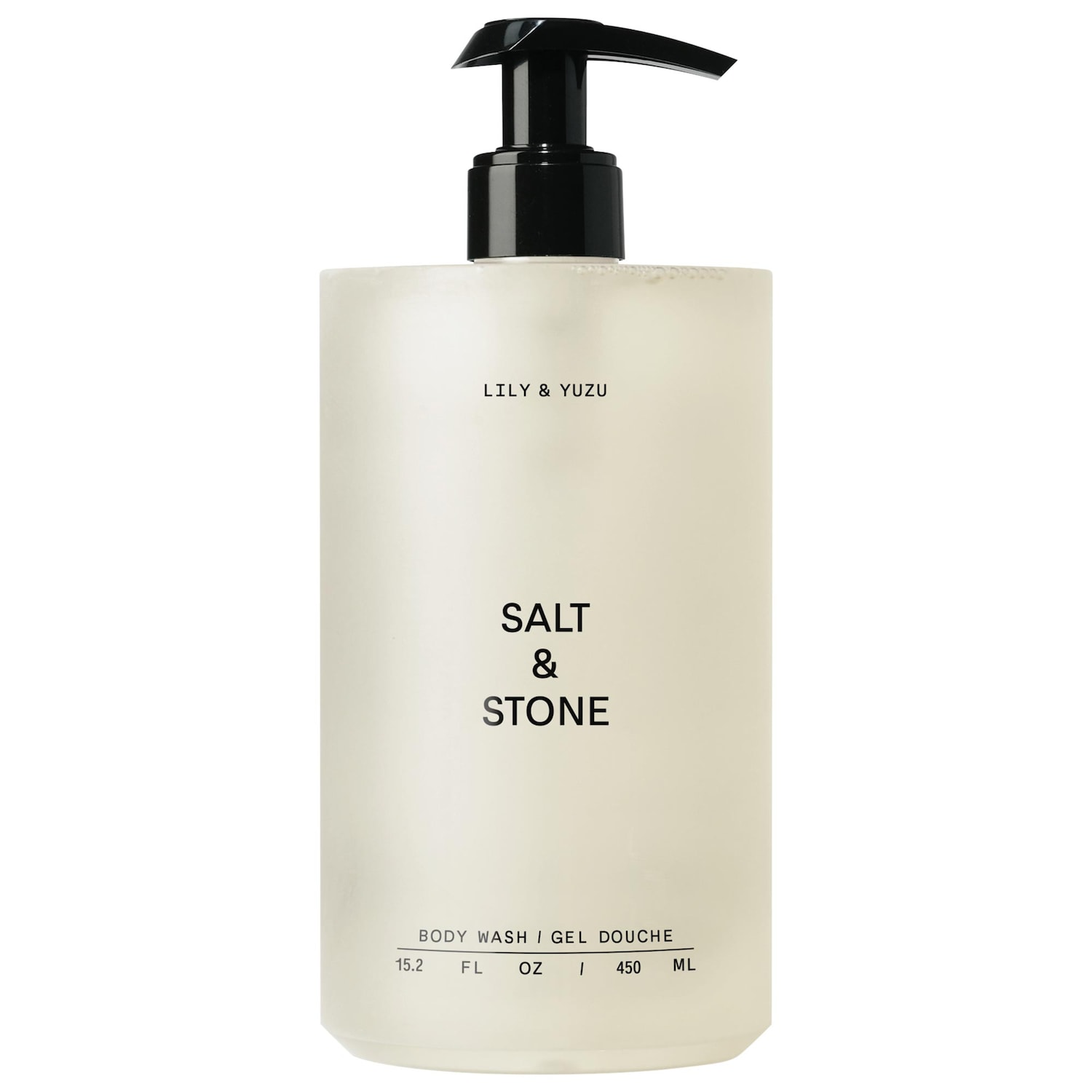 Смягчающий гель для душа со сменным блоком Salt & Stone Lily & Yuzu — фото 1