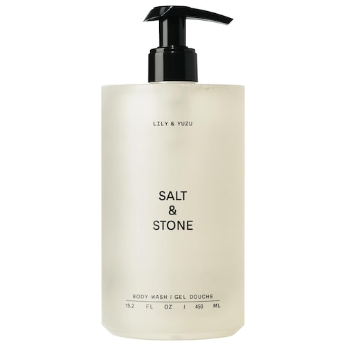 Смягчающий гель для душа со сменным блоком Salt & Stone Lily & Yuzu